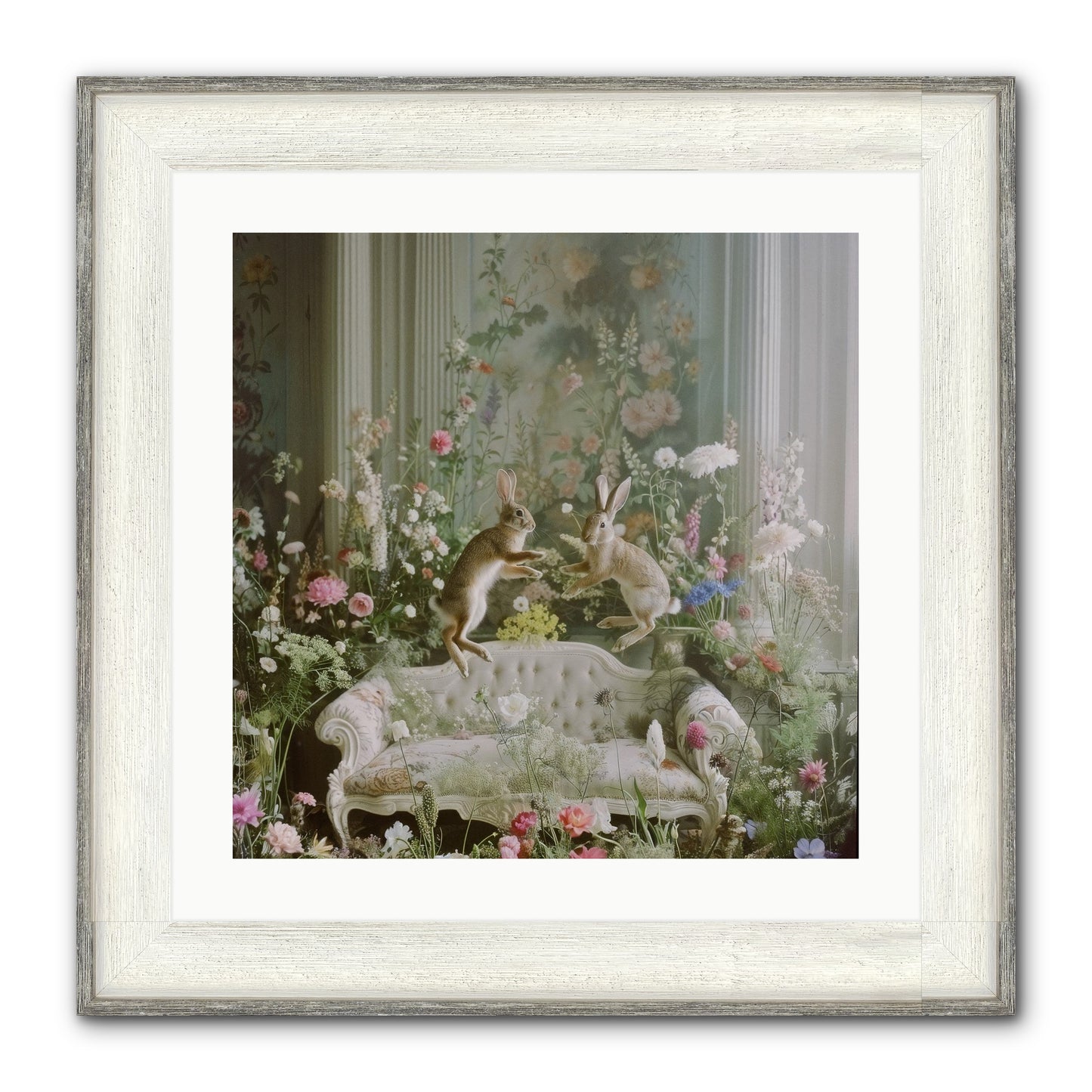 Exaltation Framed Print - Driftwood White 20x20
