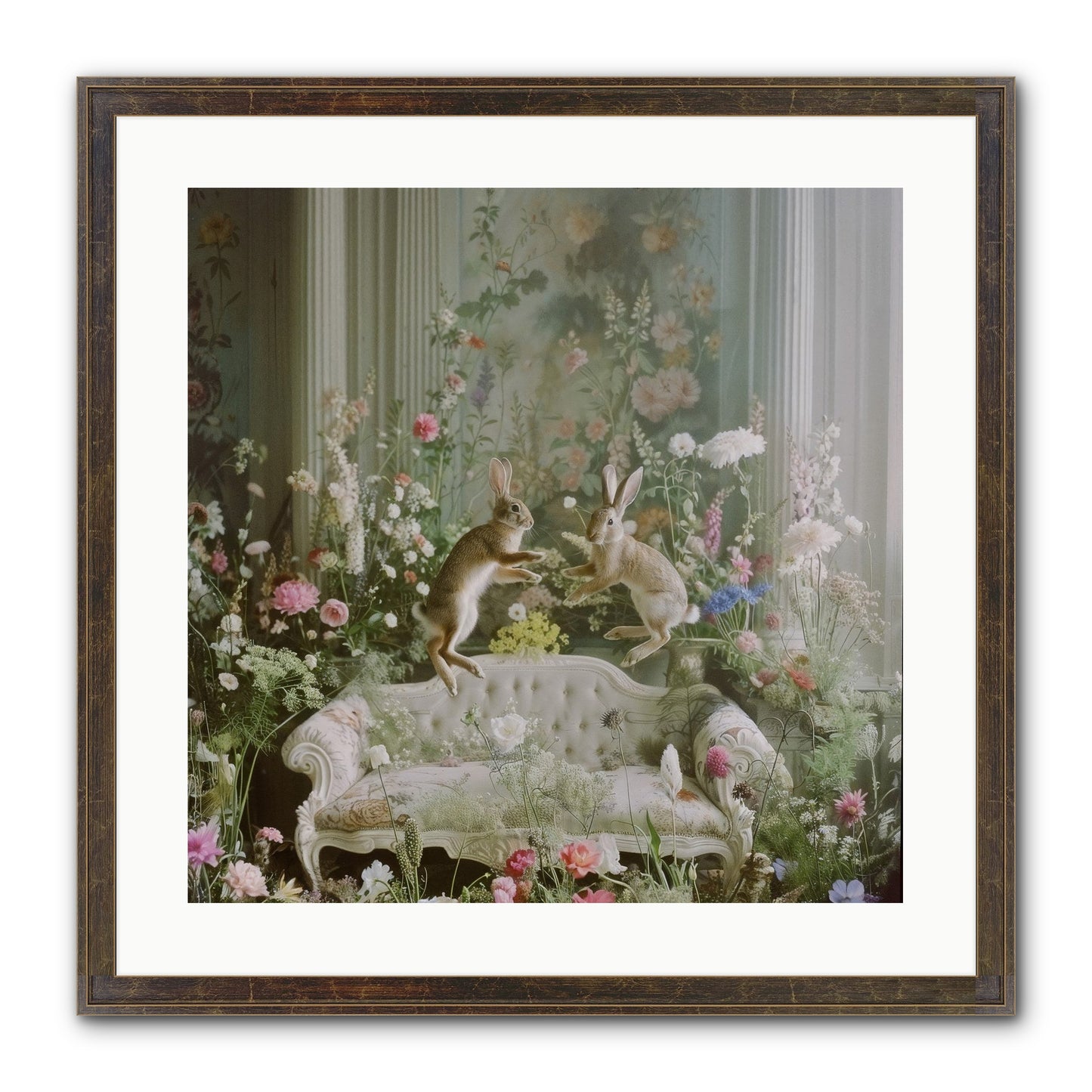 Exaltation Framed Print - Slimwoods Black/Gold 20x20