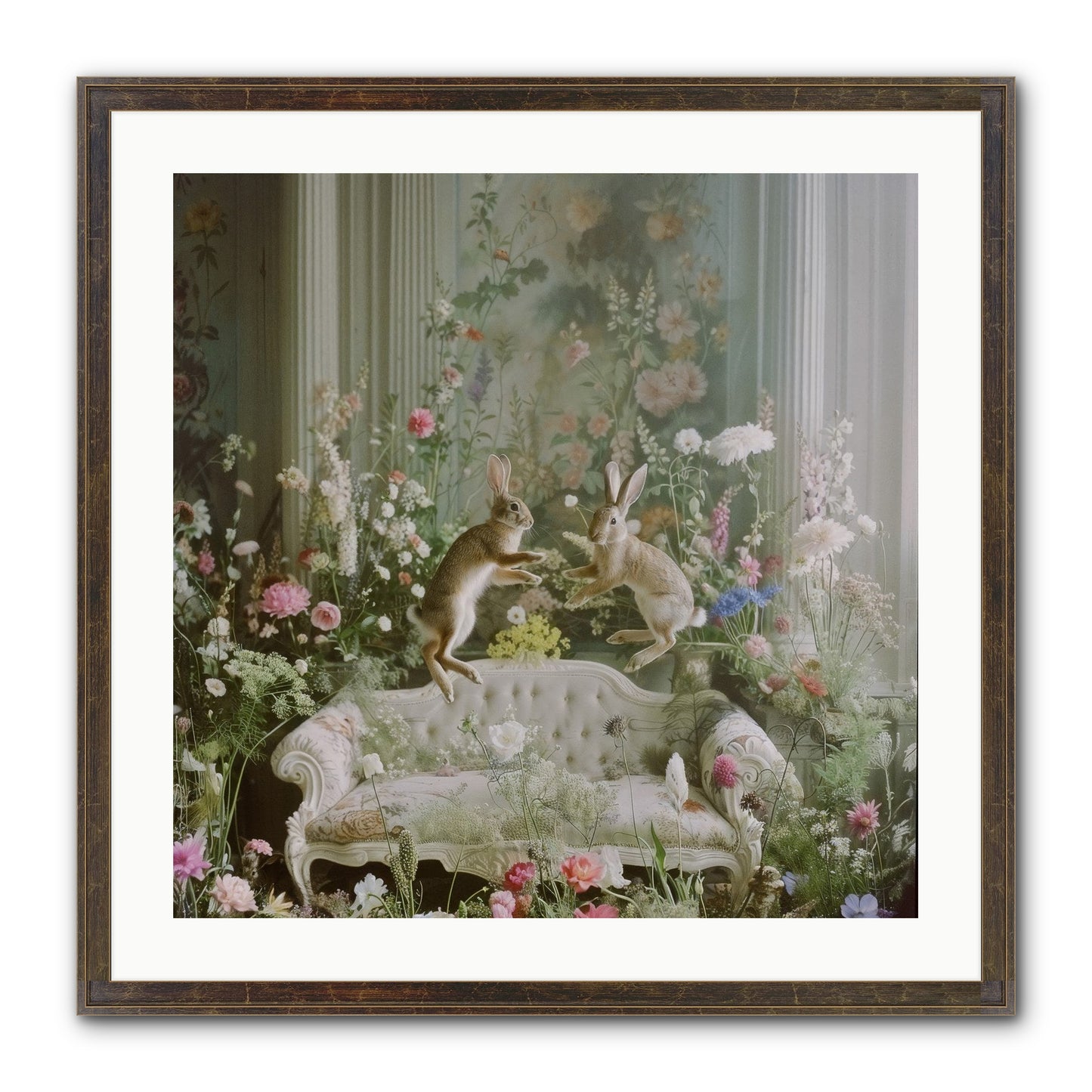 Exaltation Framed Print - Slimwoods Black/Gold 24x24
