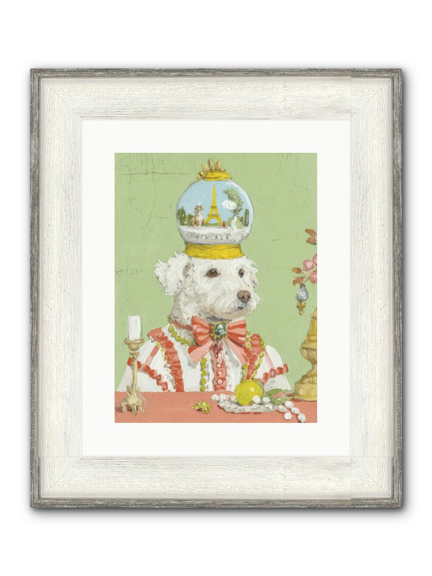 Exquisite Wandering Framed Print - Driftwood White 12x16