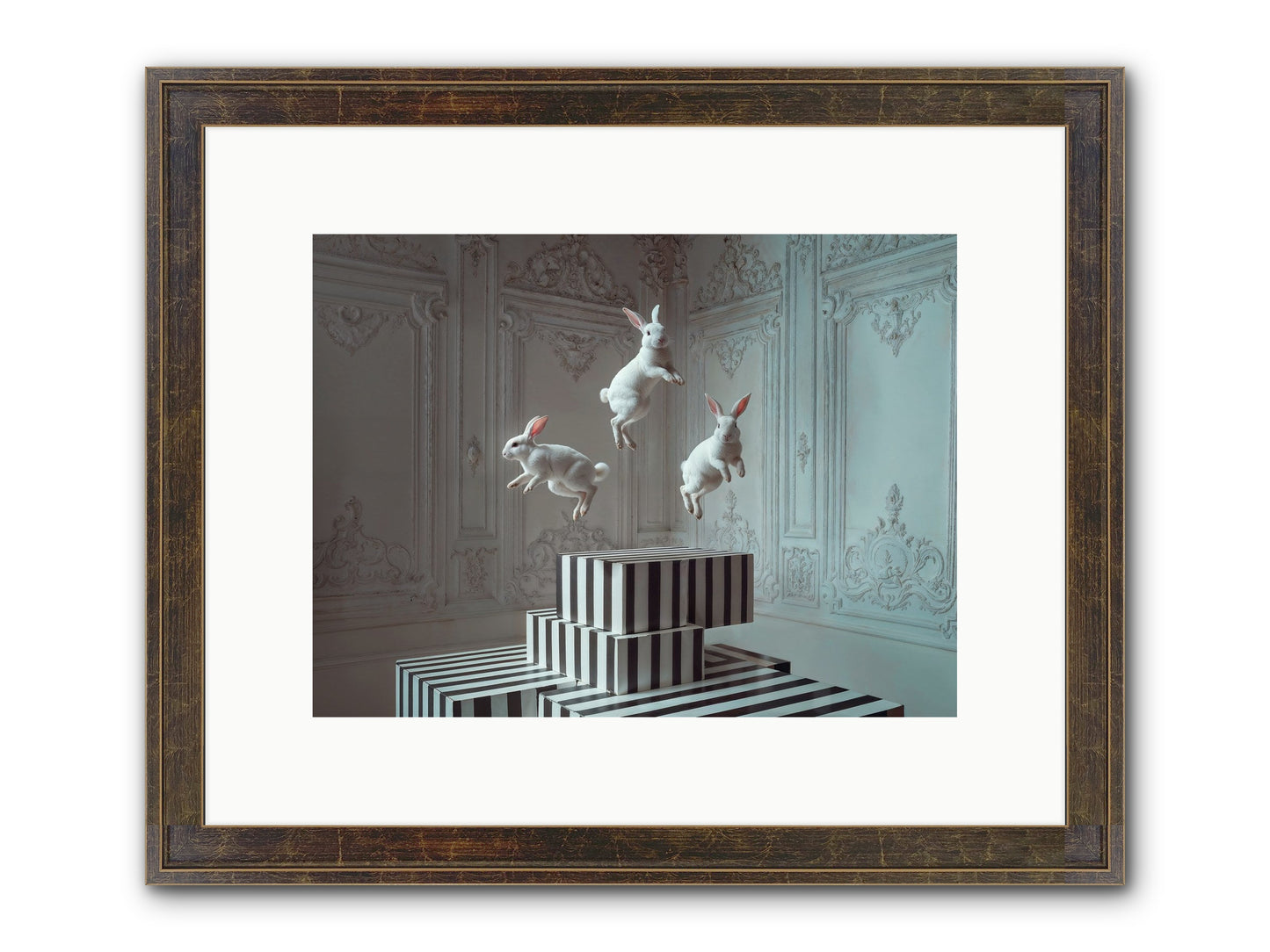 Fête Royale No.2 Framed Print - Slimwoods Black/Gold 12x9
