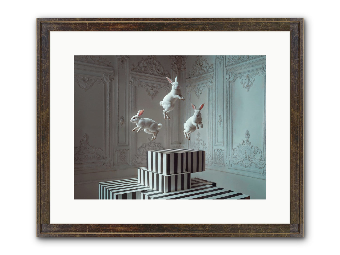 Fête Royale No.2 Framed Print - Slimwoods Black/Gold 16x12