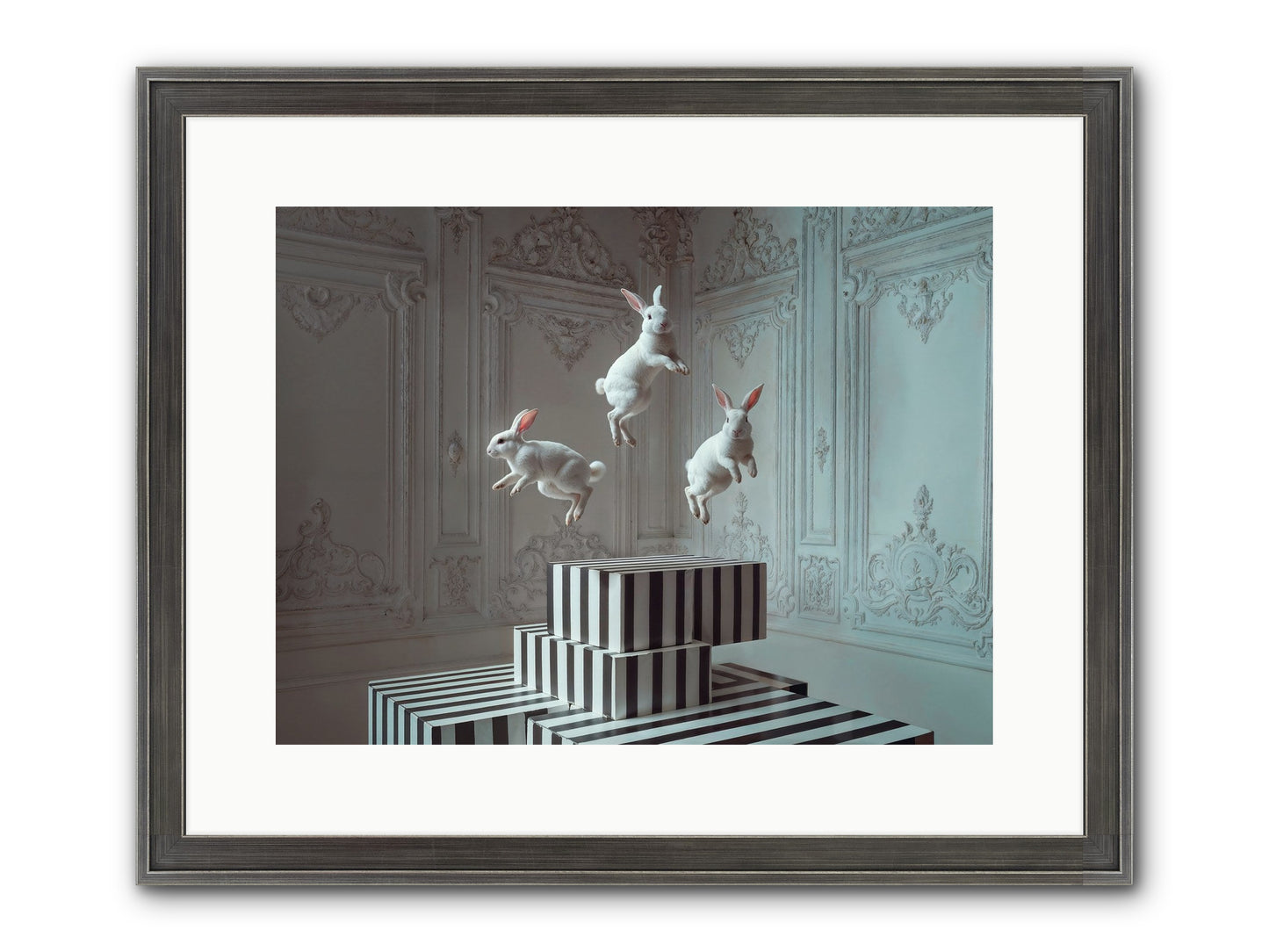Fête Royale No.2 Framed Print - Slimwoods Black/Silver 16x12