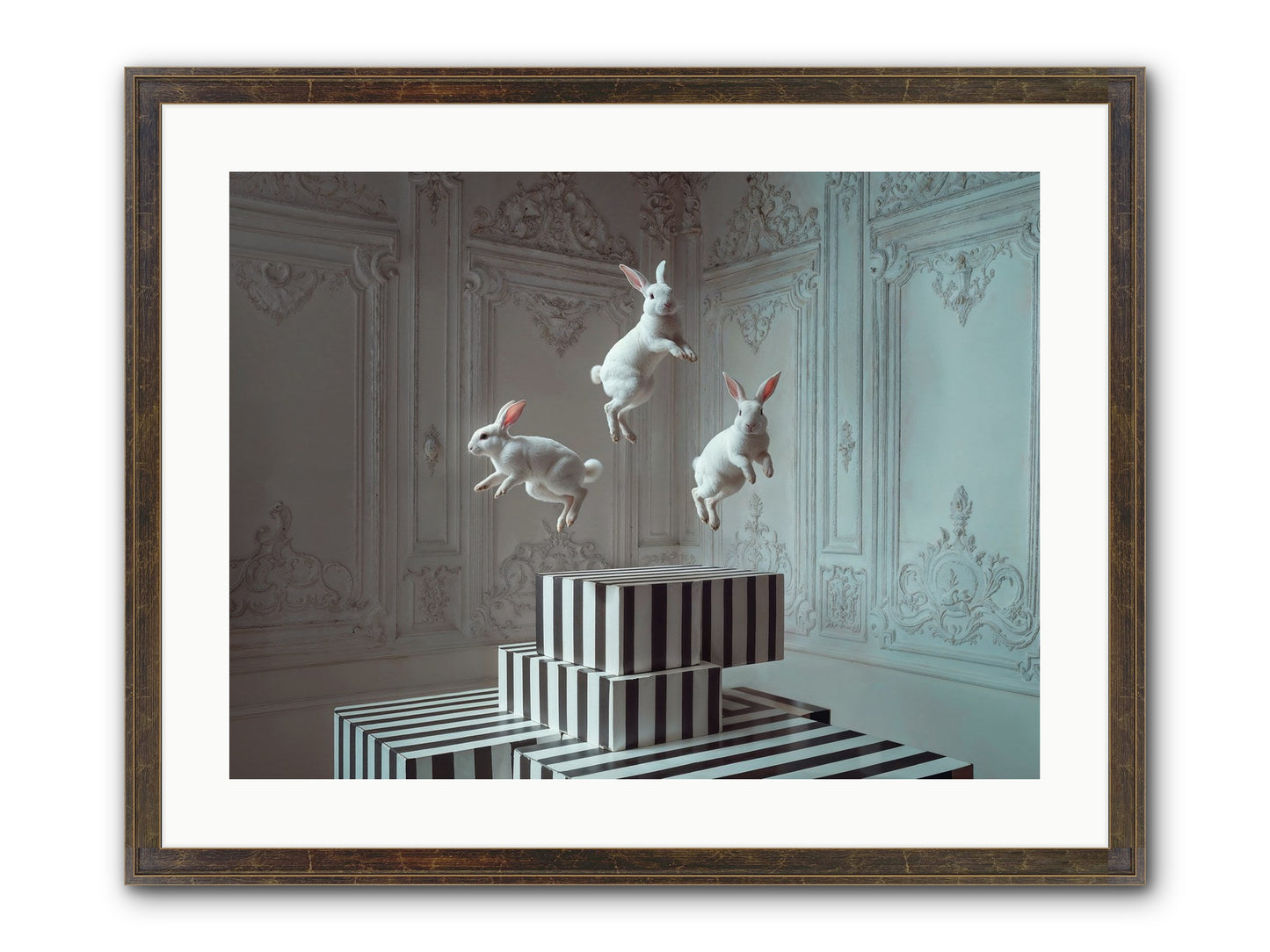 Fête Royale No.2 Framed Print - Slimwoods Black/Gold 24x18