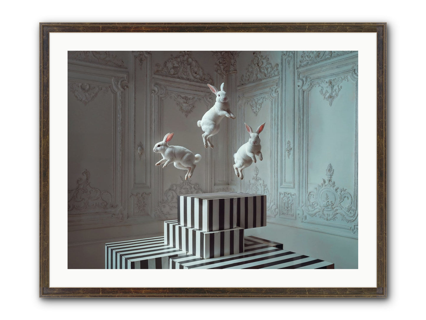 Fête Royale No.2 Framed Print - Slimwoods Black/Gold 32x24