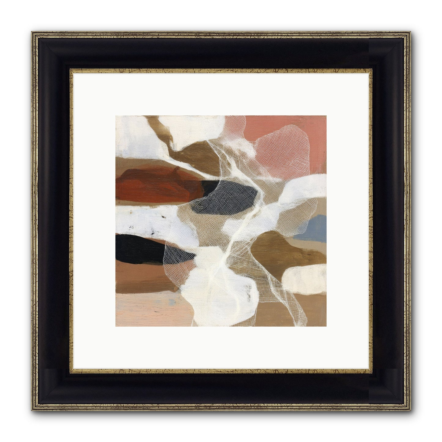 Fable Framed Print - Black & Gold 10x10