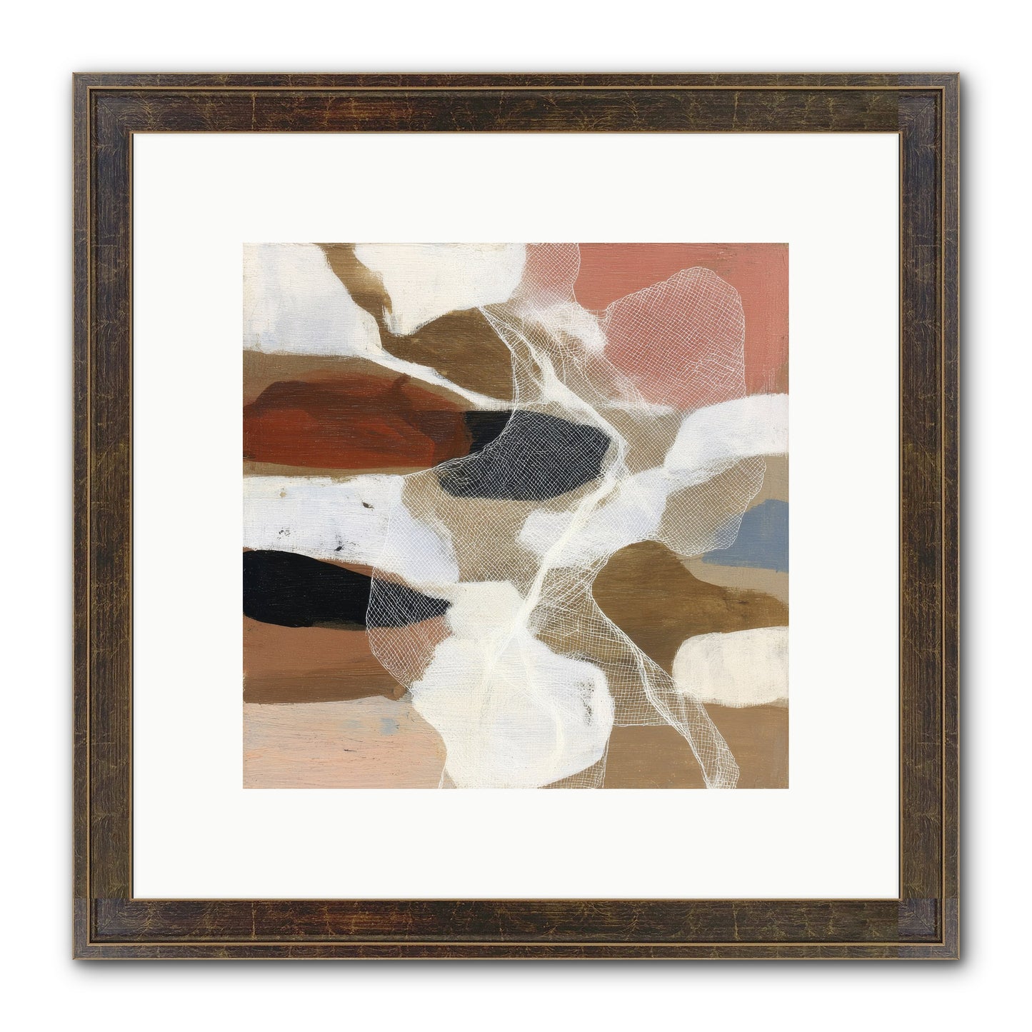 Fable Framed Print - Slimwoods Black/Gold 10x10