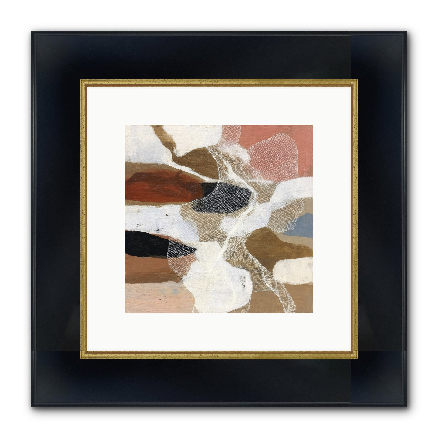 Fable Framed Print - Wide Black w/Gold 10x10