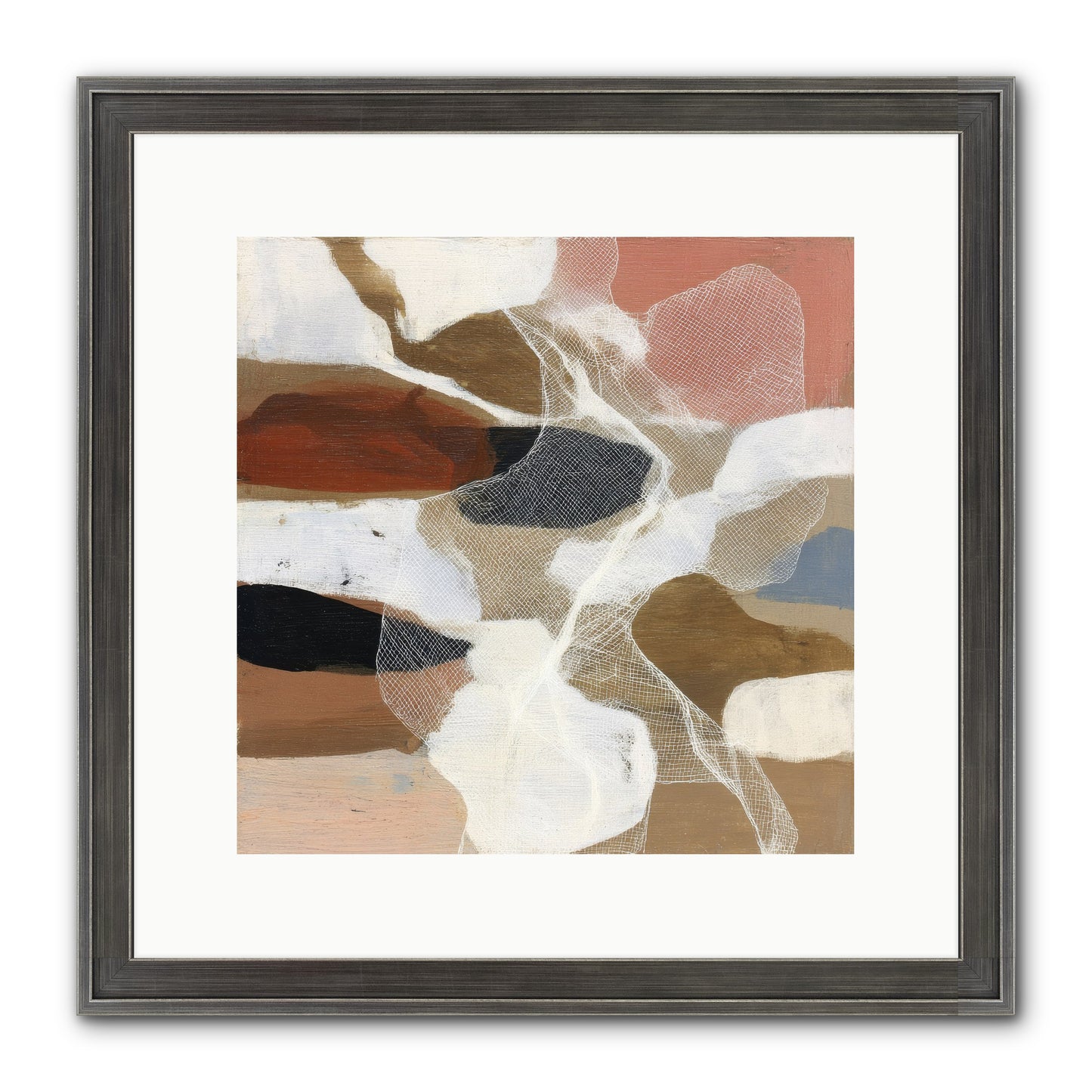 Fable Framed Print - Slimwoods Black/Silver 12x12