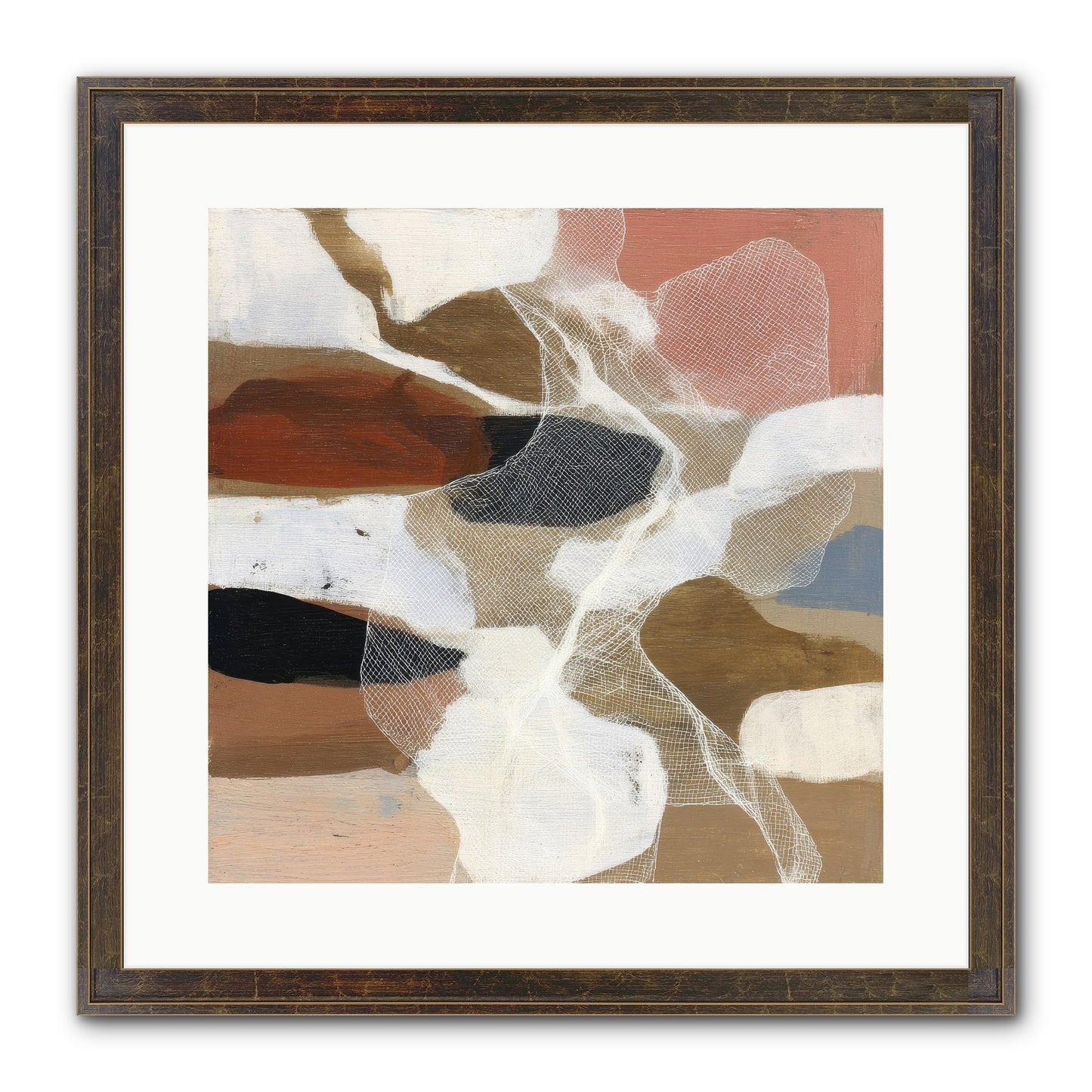 Fable Framed Print - Slimwoods Black/Gold 16x16