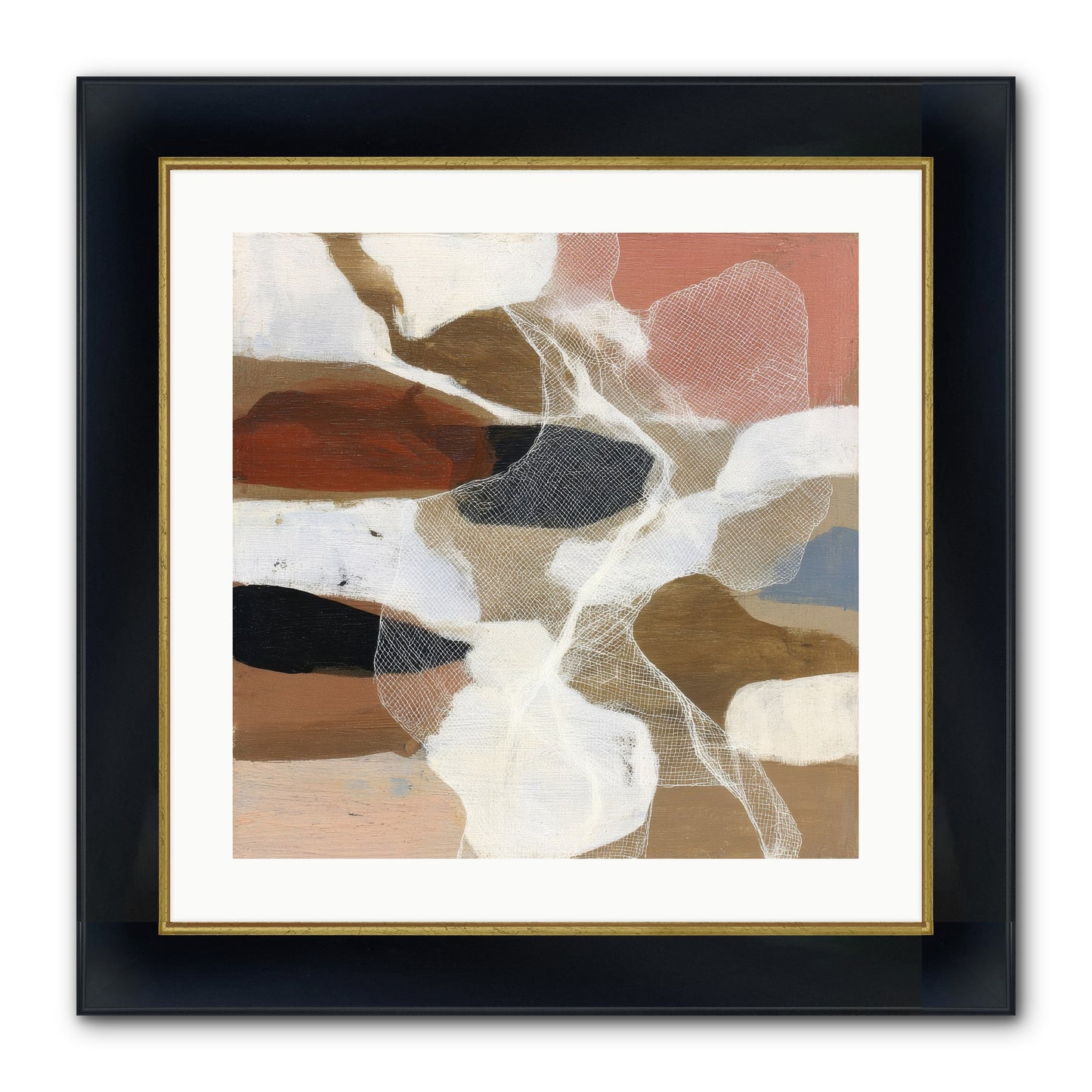 Fable Framed Print - Wide Black w/Gold 20x20