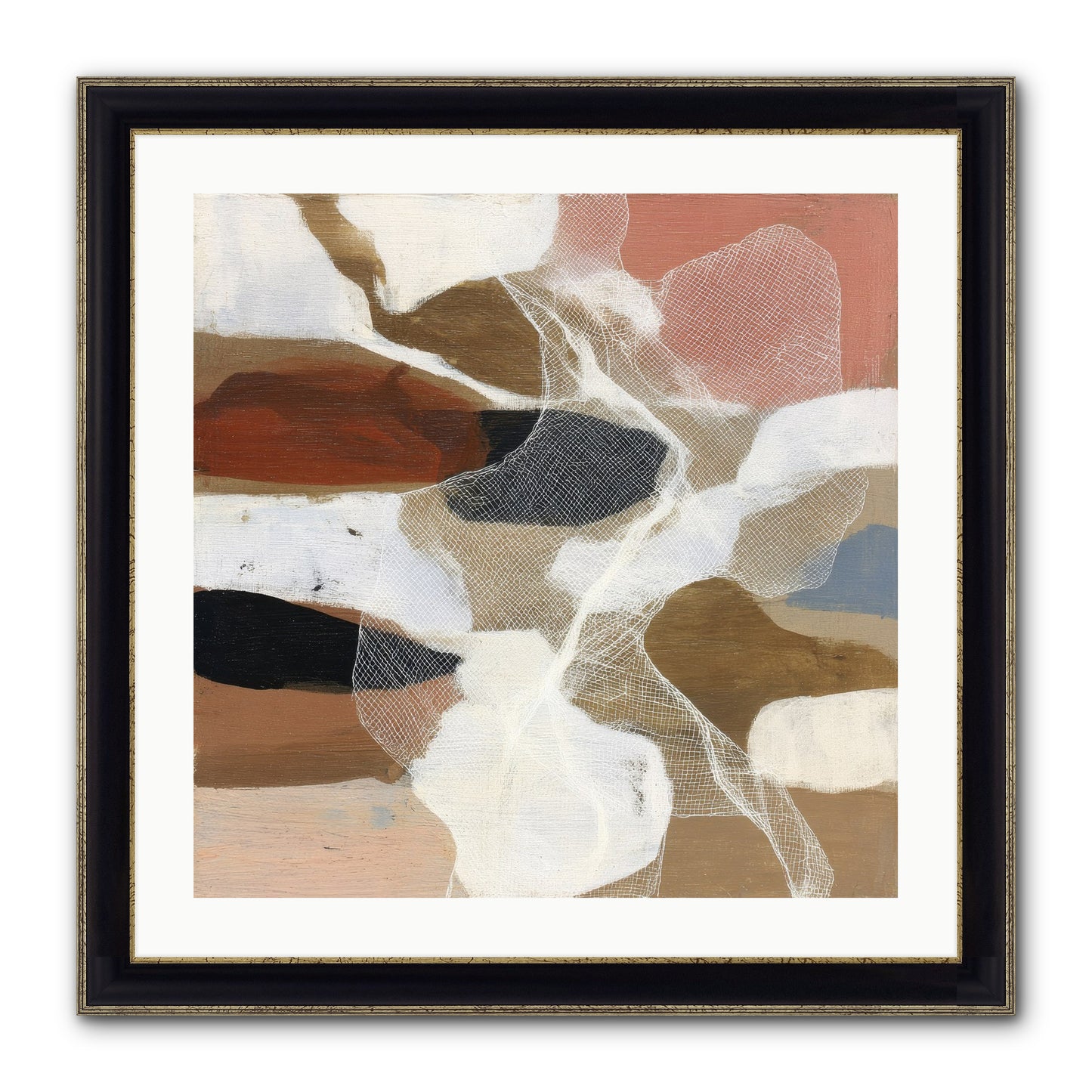 Fable Framed Print - Black & Gold 24x24