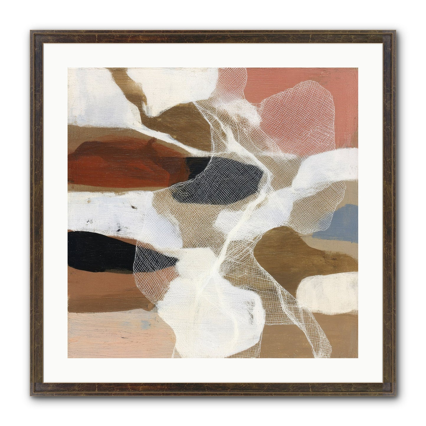 Fable Framed Print - Slimwoods Black/Gold 24x24
