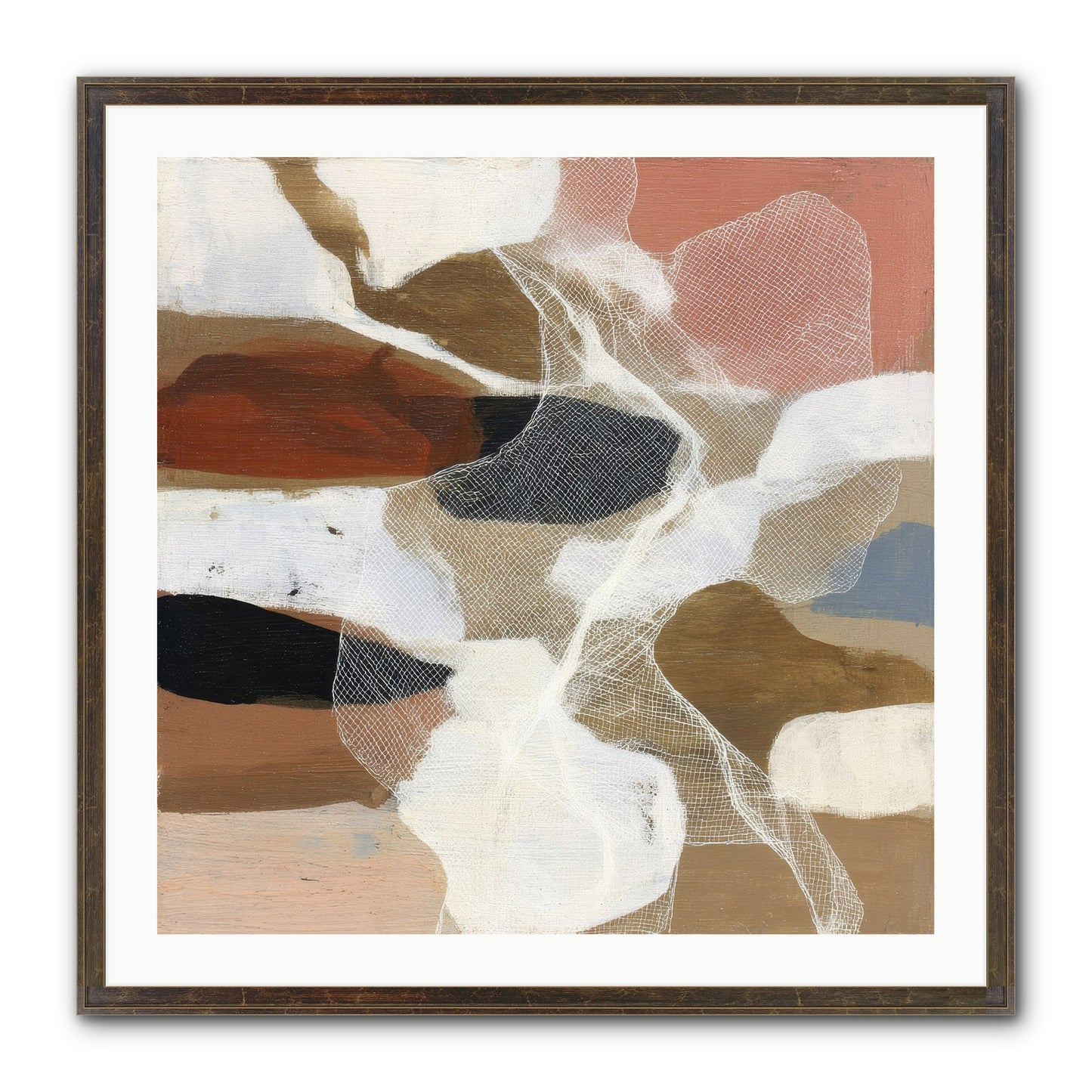 Fable Framed Print - Slimwoods Black/Gold 30x30