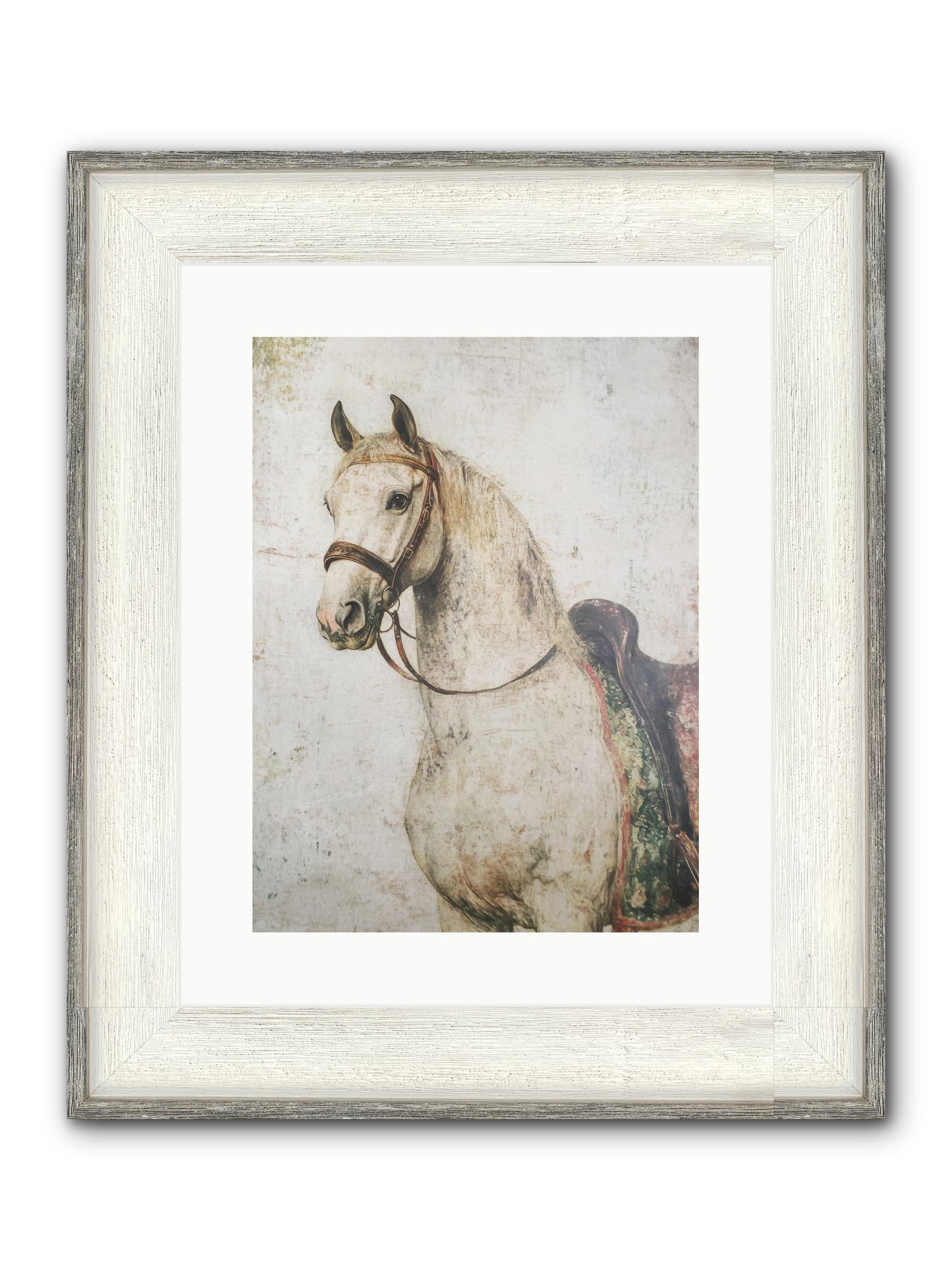 Fable Runner Framed Print - Driftwood White 12x16