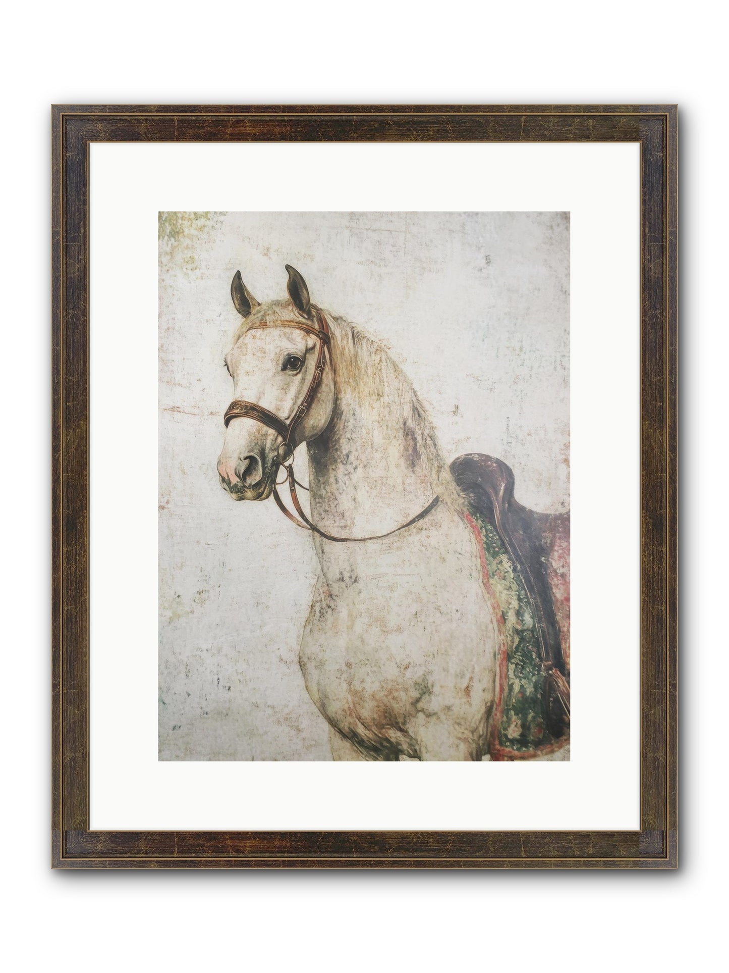 Fable Runner Framed Print - Slimwoods Black/Gold 12x16