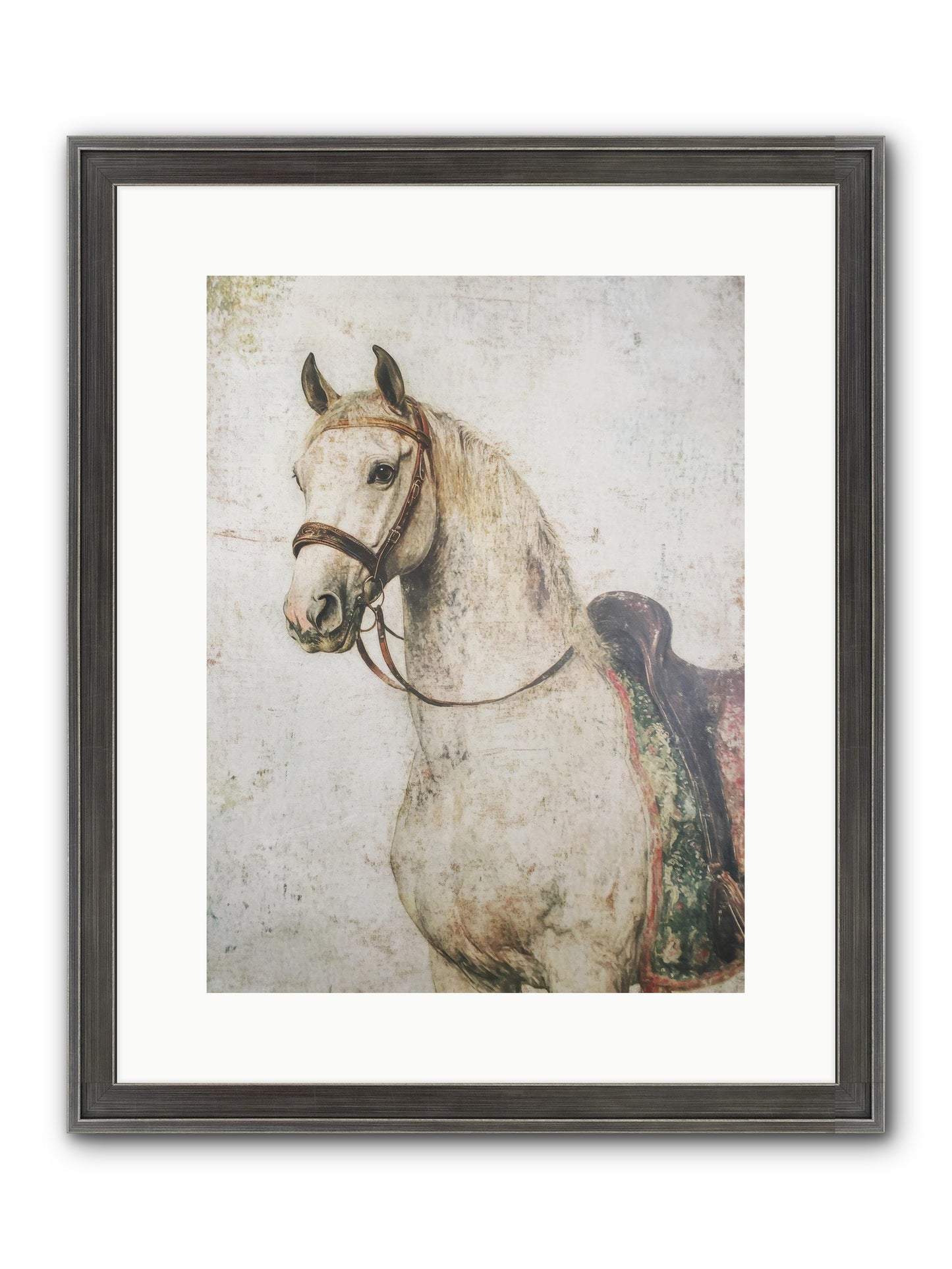 Fable Runner Framed Print - Slimwoods Black/Silver 12x16
