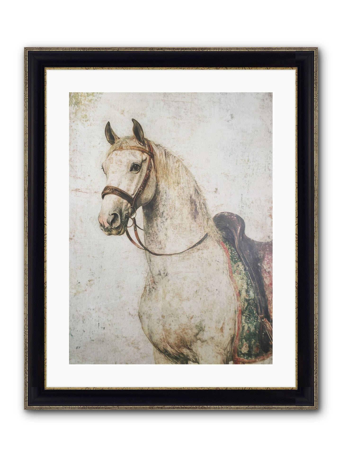Fable Runner Framed Print - Black & Gold 18x24