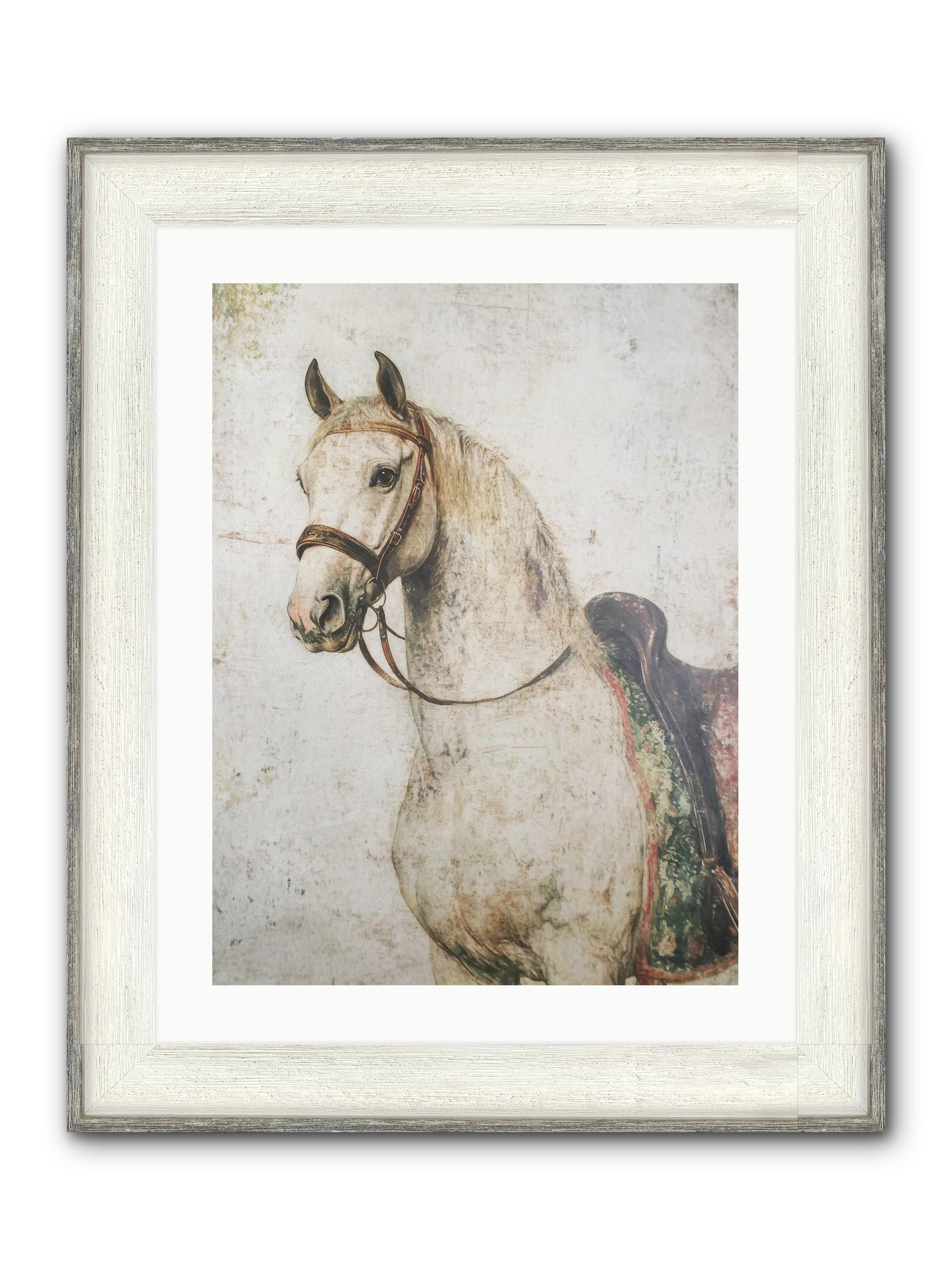 Fable Runner Framed Print - Driftwood White 18x24