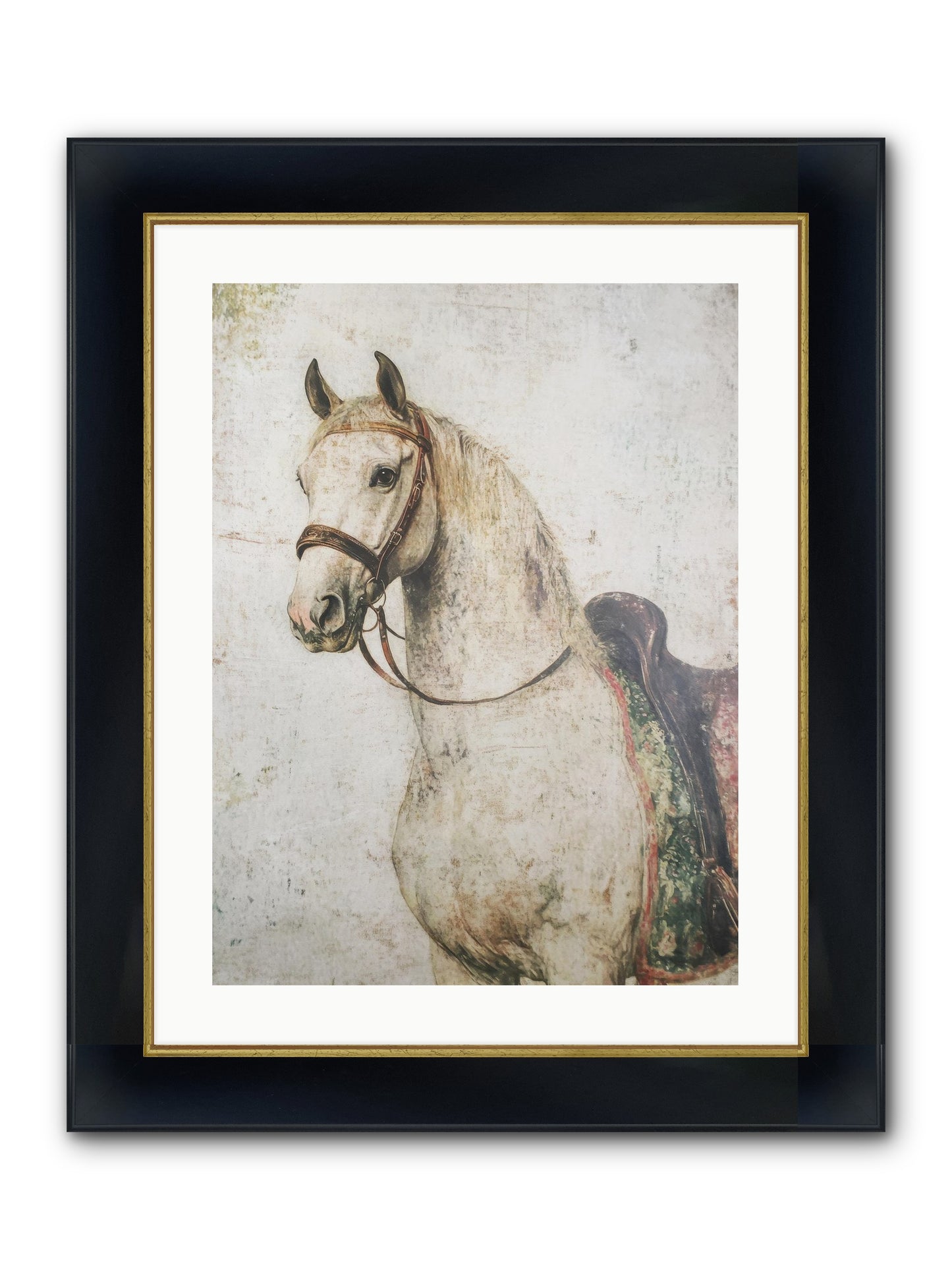 Fable Runner Framed Print - Wide Black w/Gold 18x24