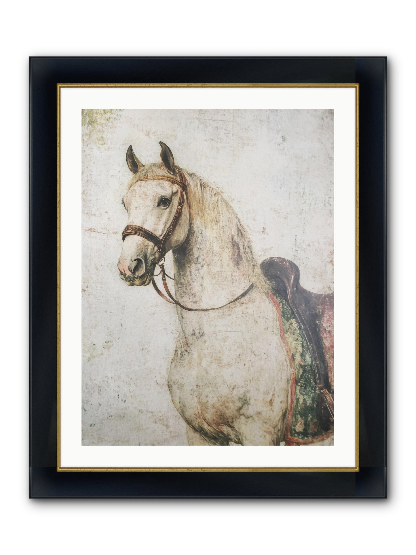 Fable Runner Framed Print - Wide Black w/Gold 24x32
