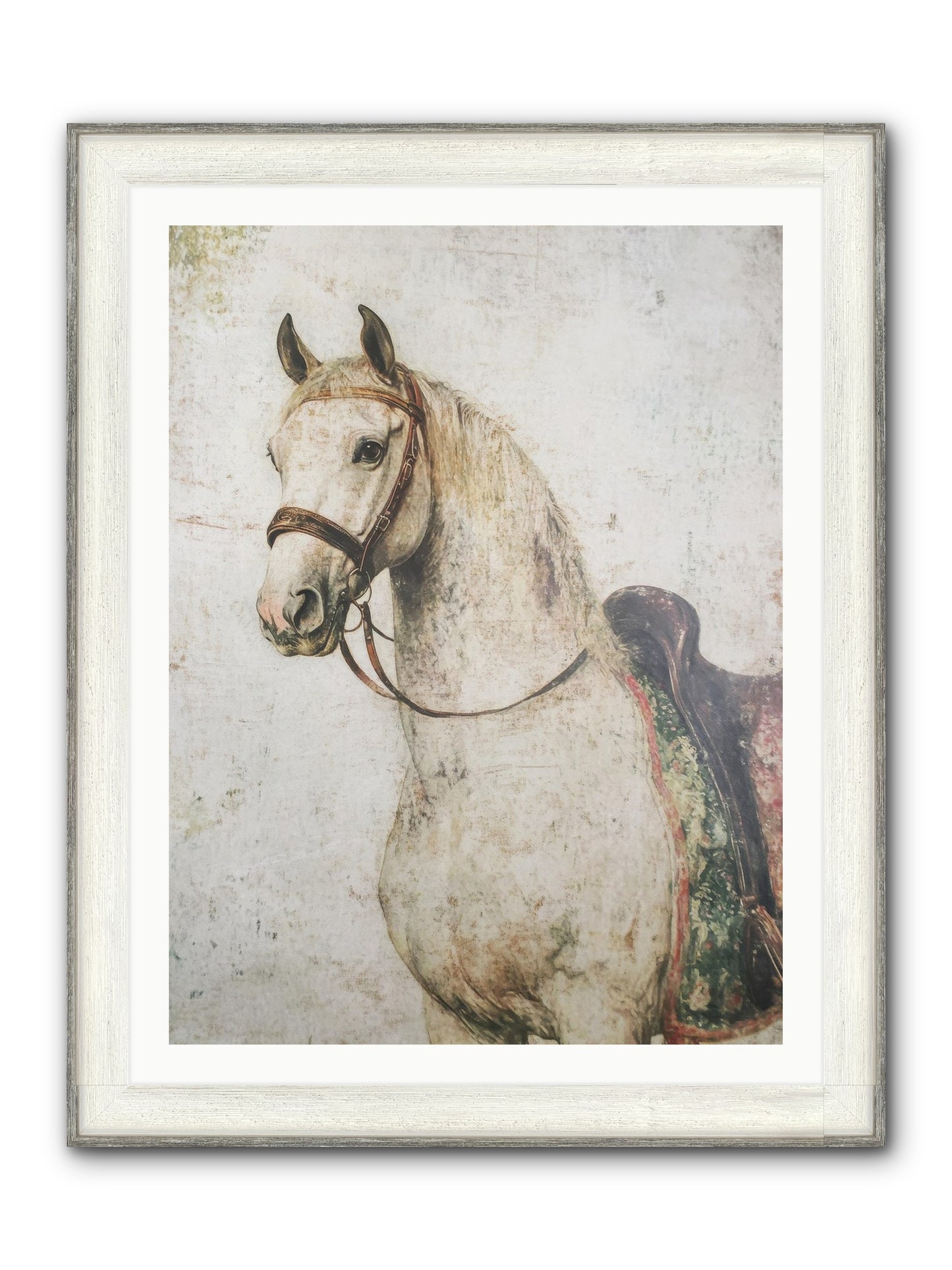 Fable Runner Framed Print - Driftwood White 30x40
