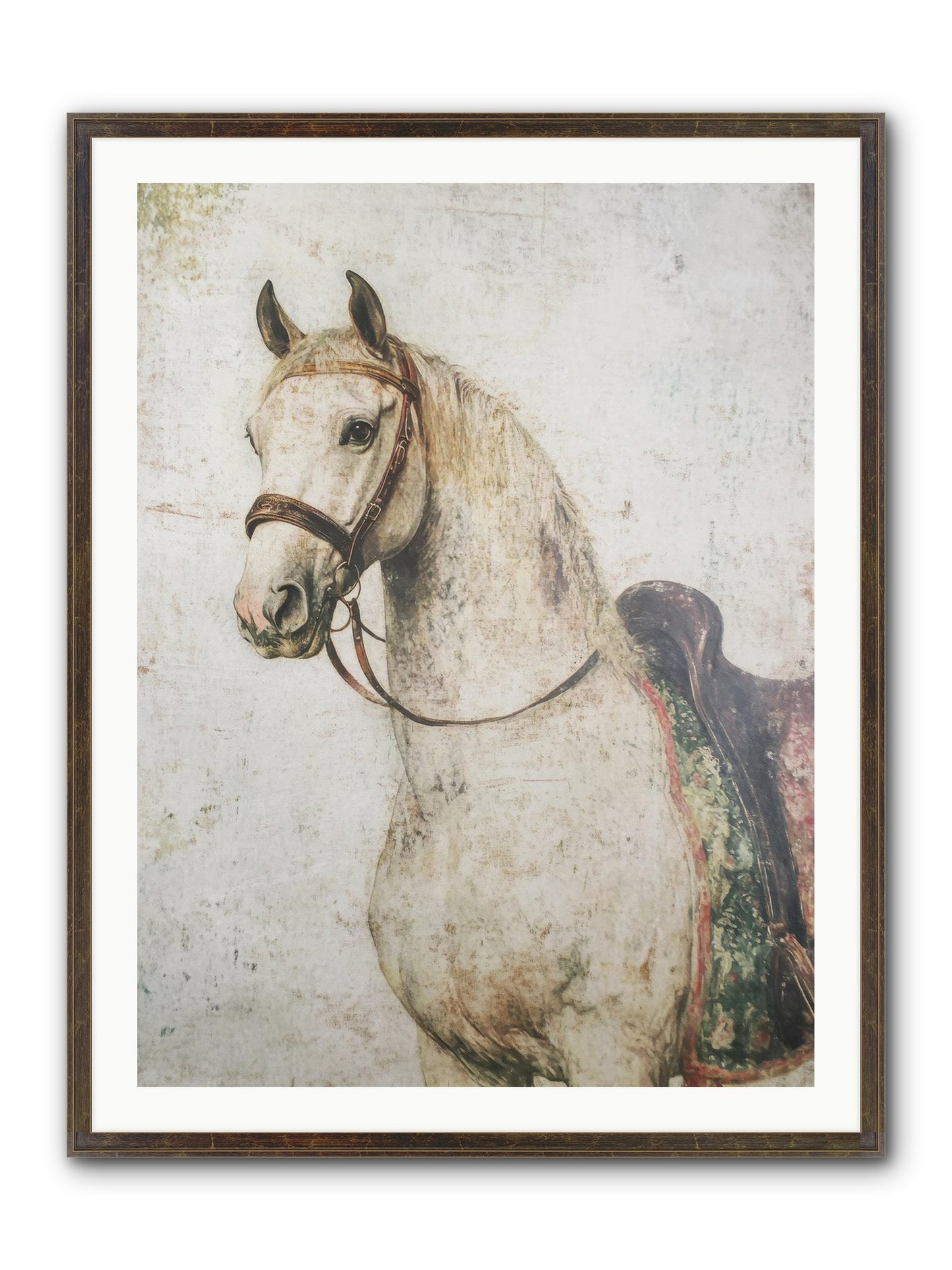 Fable Runner Framed Print - Slimwoods Black/Gold 30x40