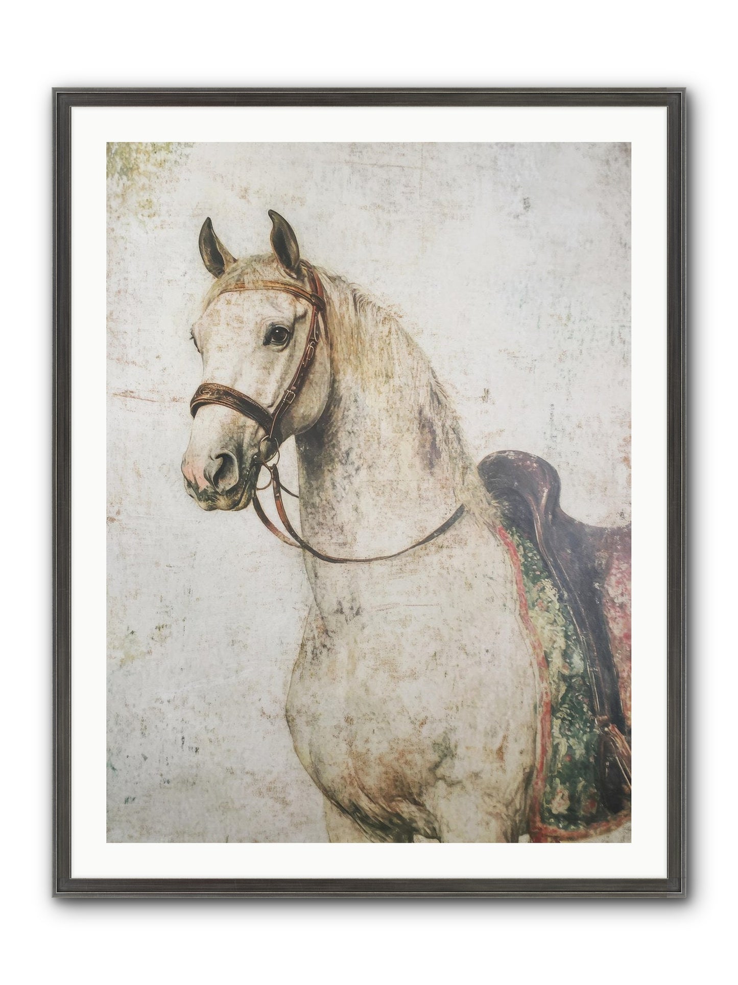 Fable Runner Framed Print - Slimwoods Black/Silver 30x40