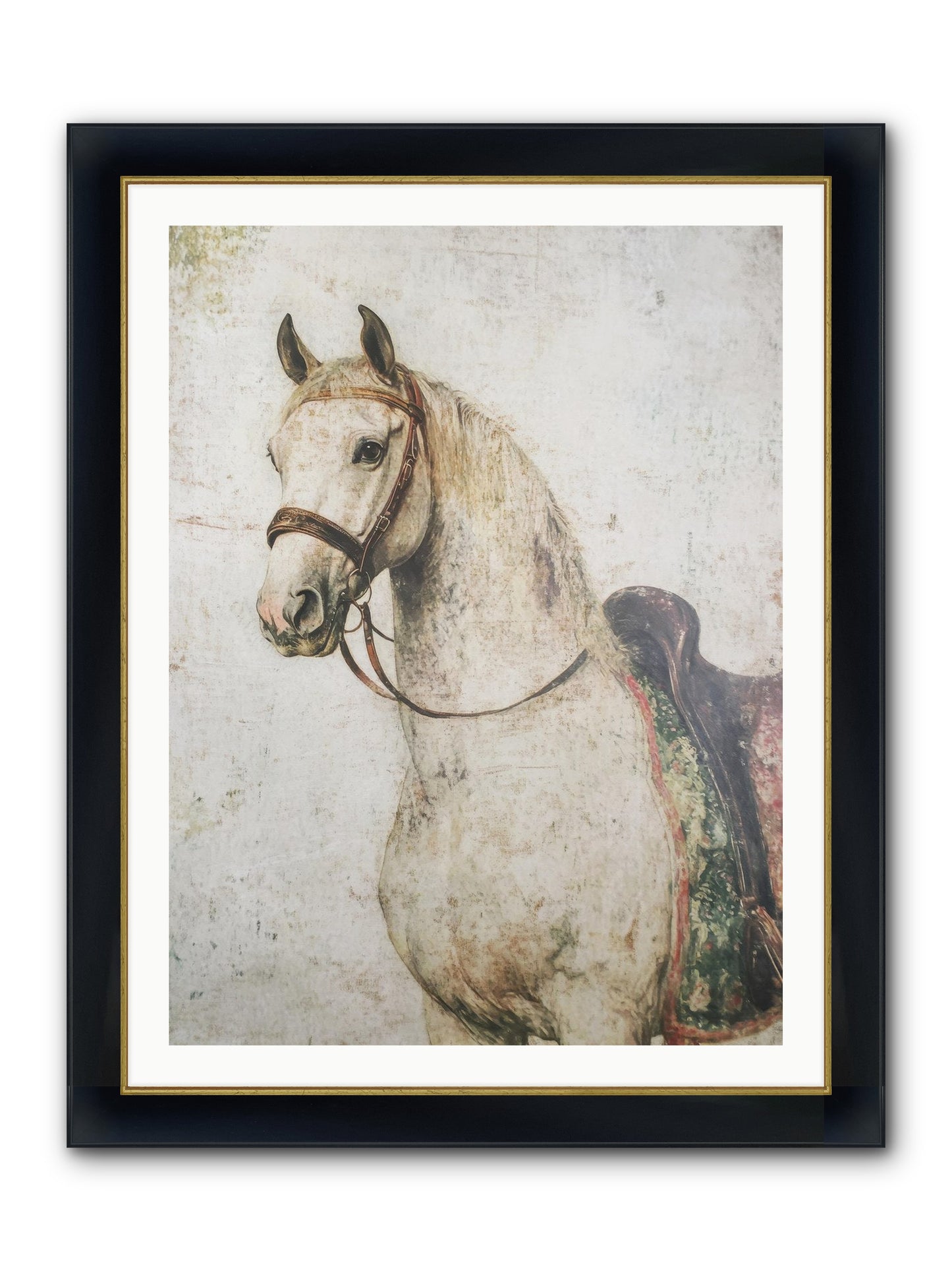 Fable Runner Framed Print - Wide Black w/Gold 30x40