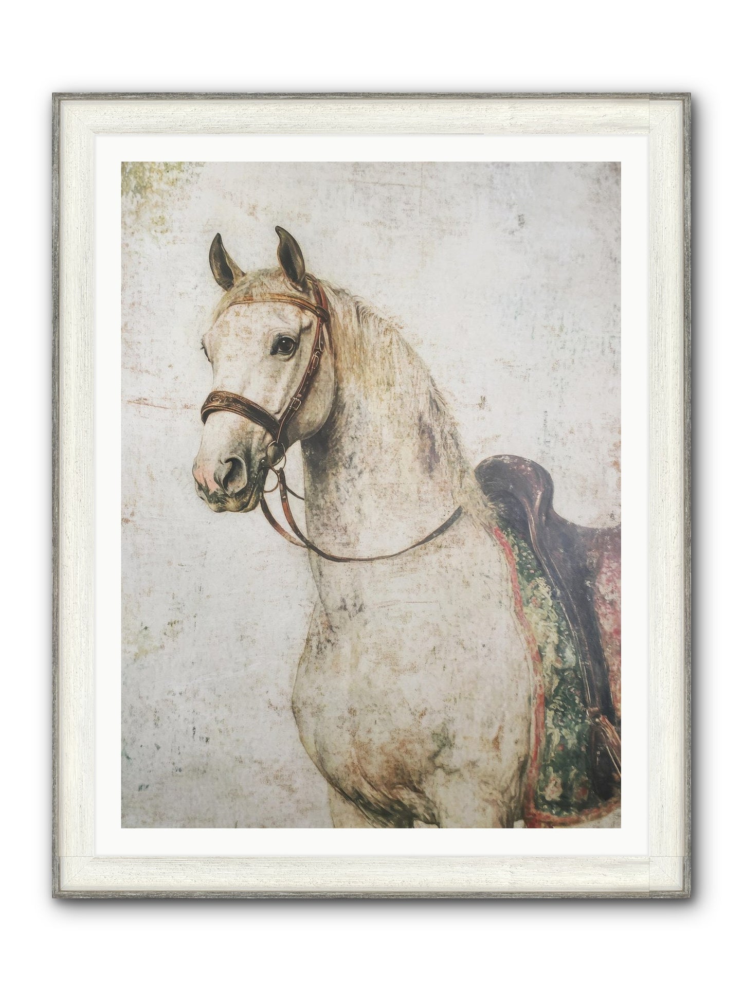 Fable Runner Framed Print - Driftwood White 36x48