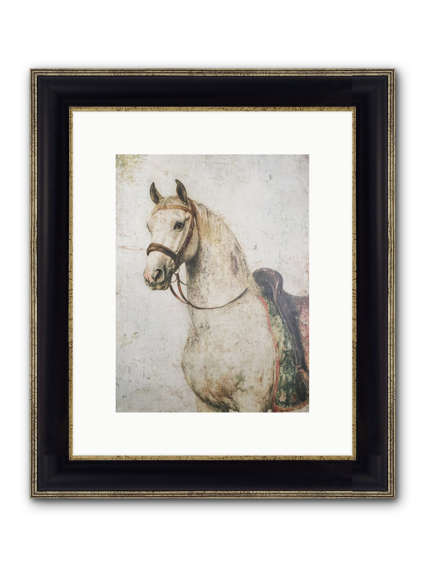 Fable Runner Framed Print - Black & Gold 9x12