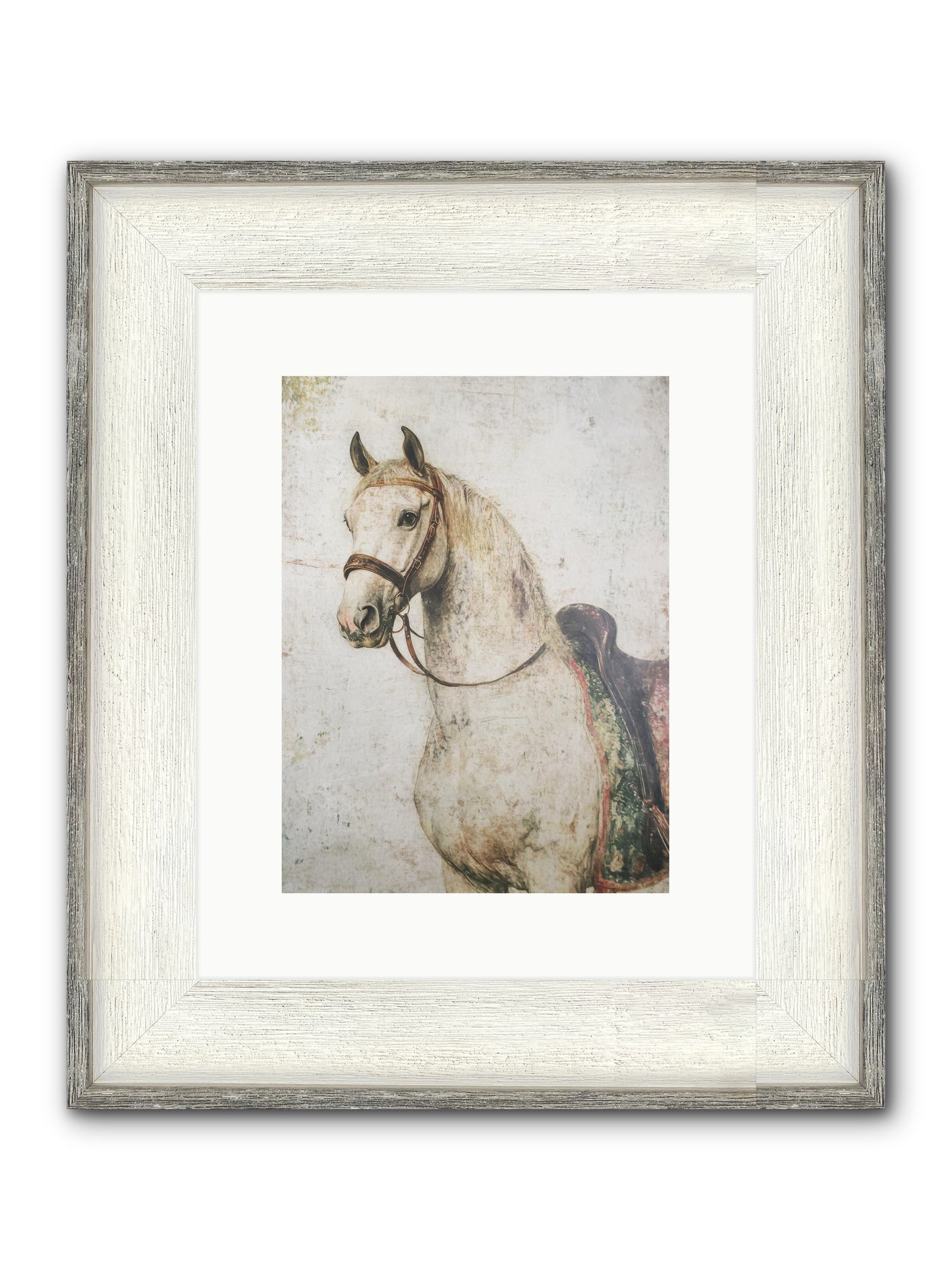 Fable Runner Framed Print - Driftwood White 9x12