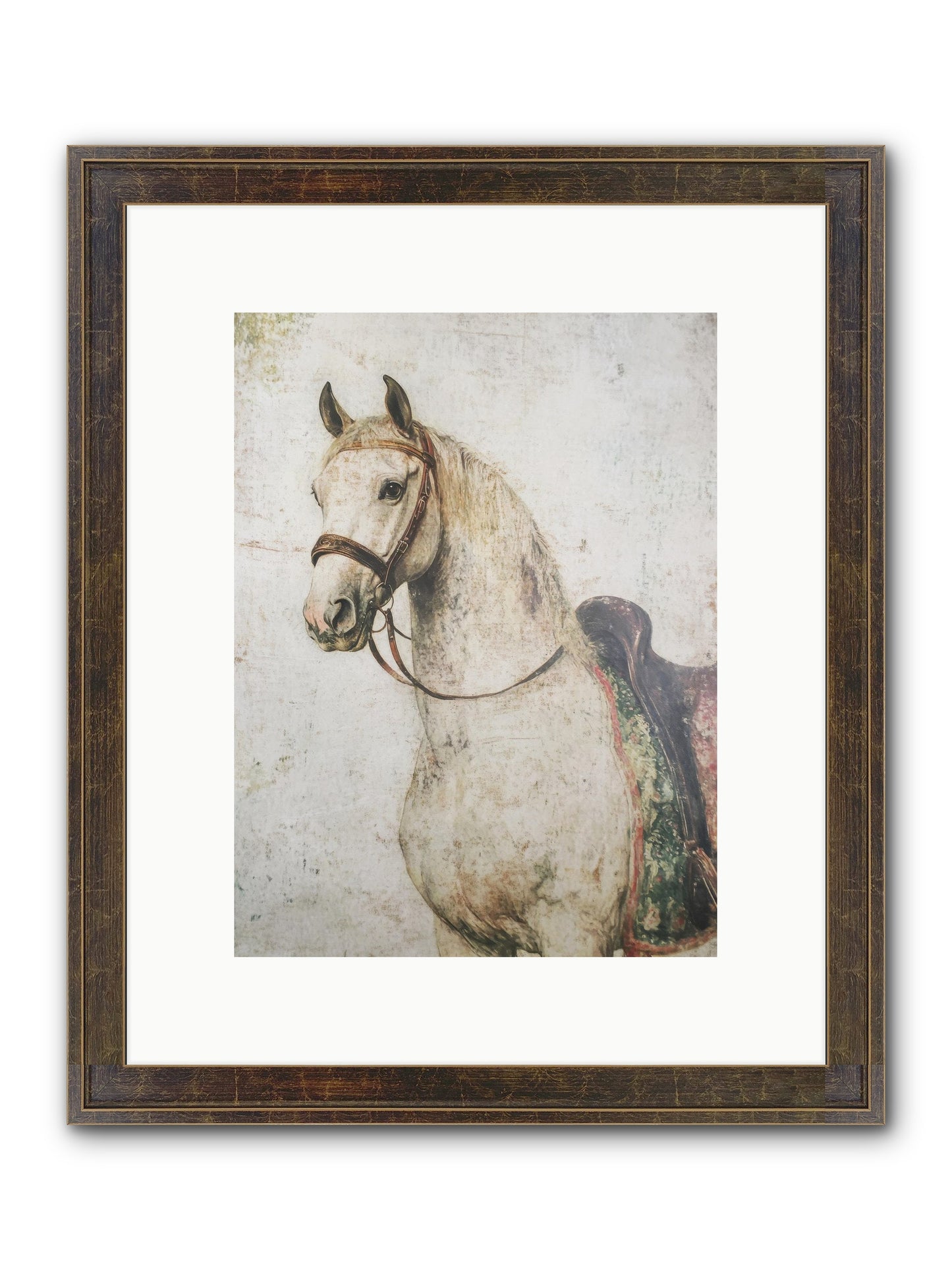 Fable Runner Framed Print - Slimwoods Black/Gold 9x12