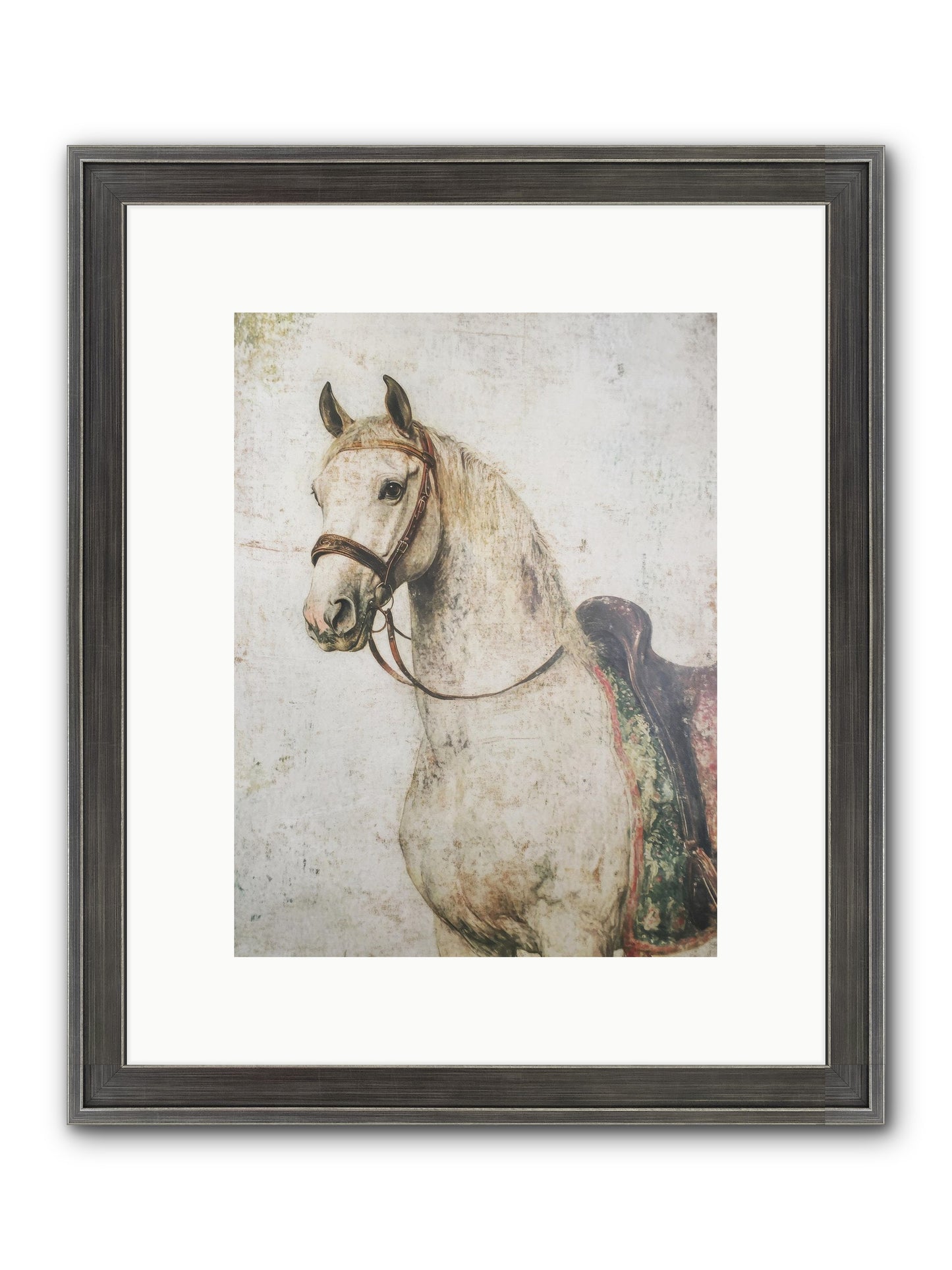 Fable Runner Framed Print - Slimwoods Black/Silver 9x12