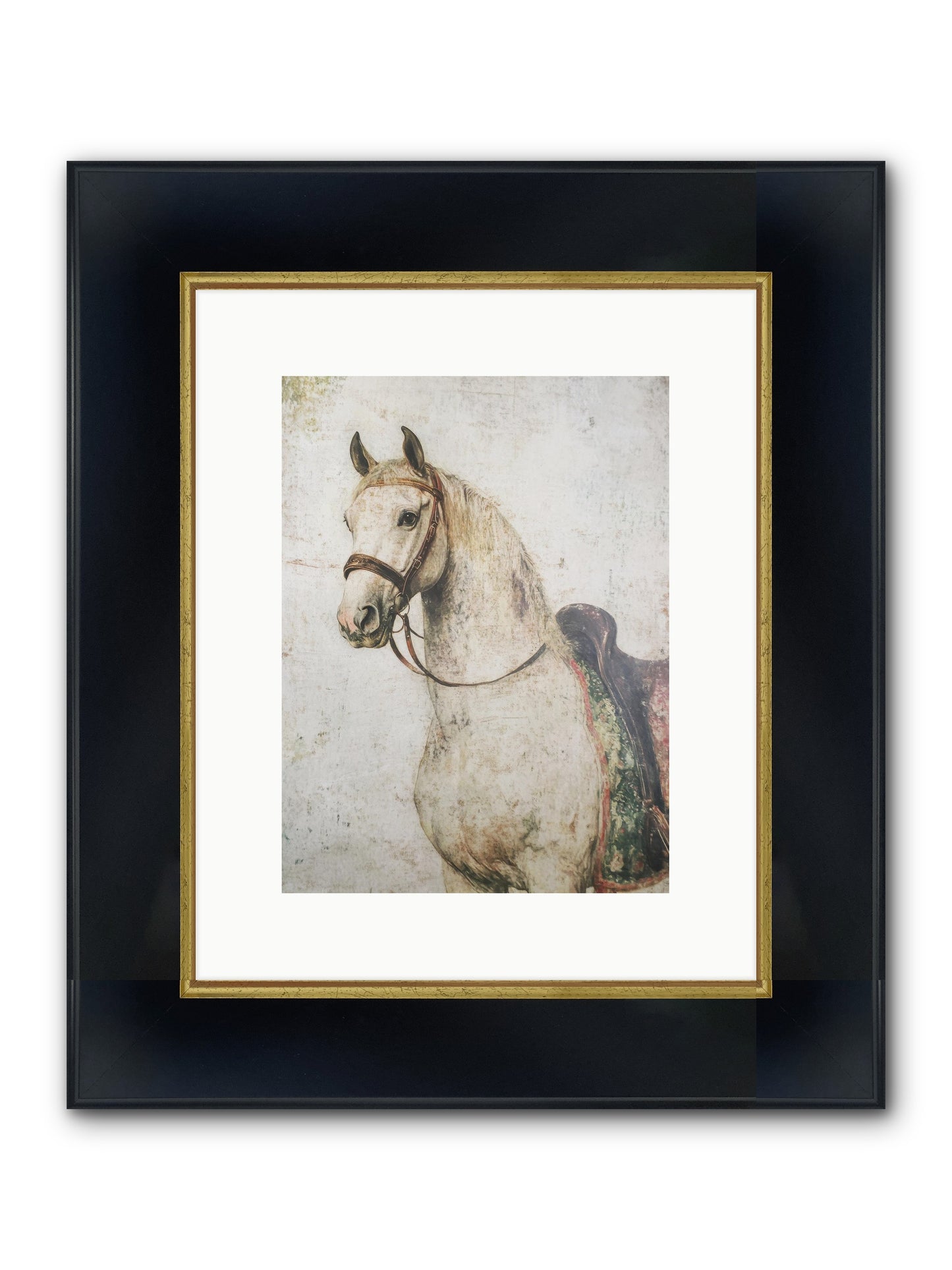 Fable Runner Framed Print - Wide Black w/Gold 9x12