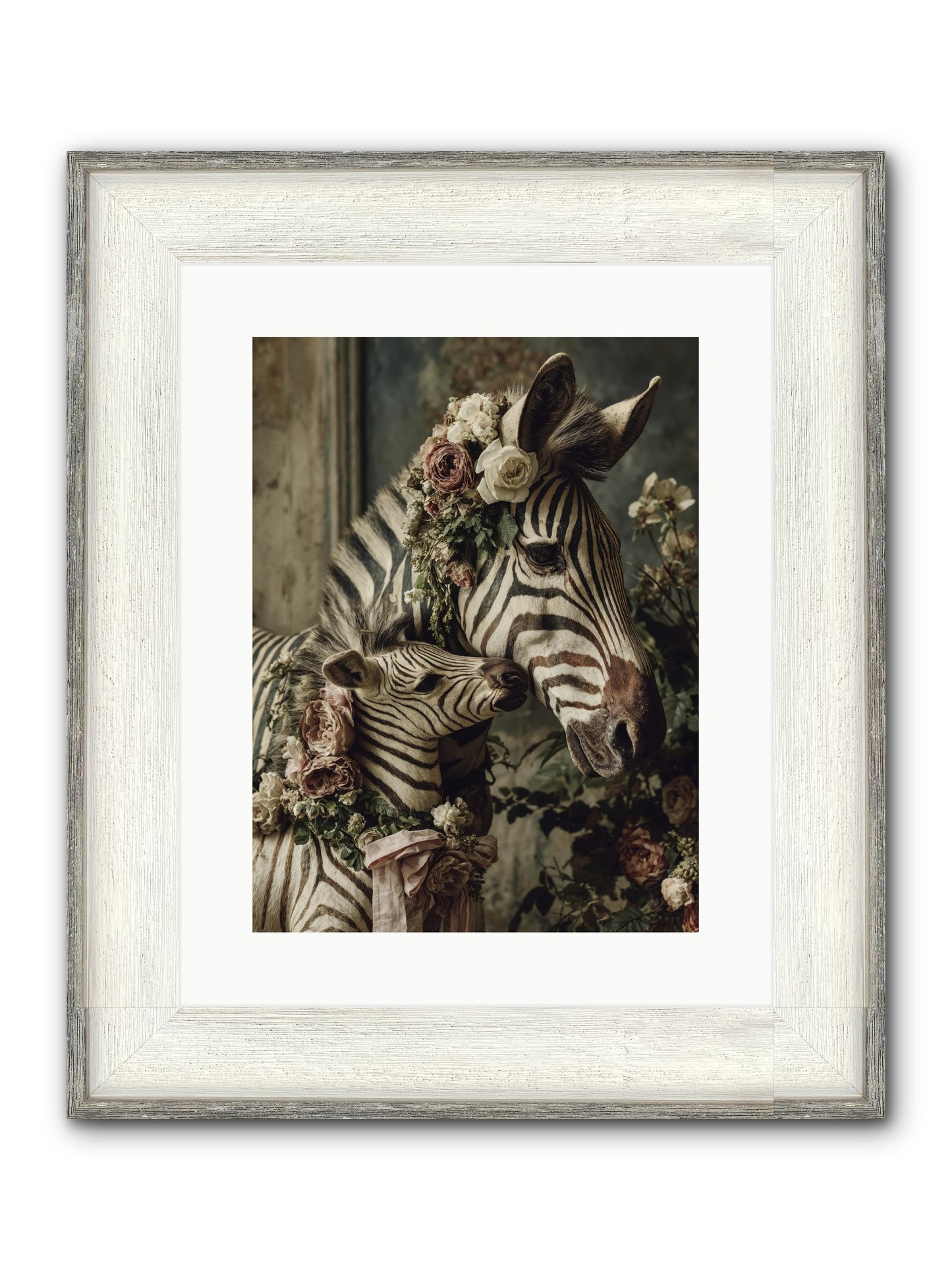Fabled Framed Print - Driftwood White 12x16