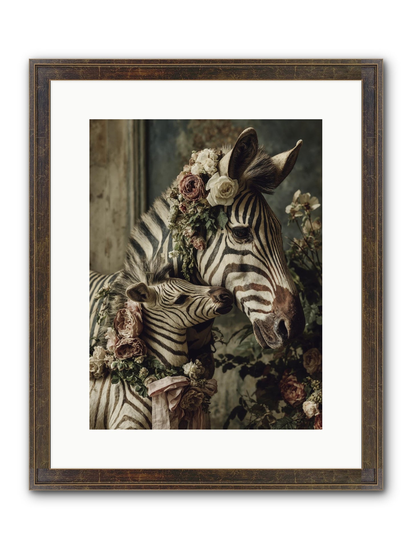 Fabled Framed Print - Slimwoods Black/Gold 12x16