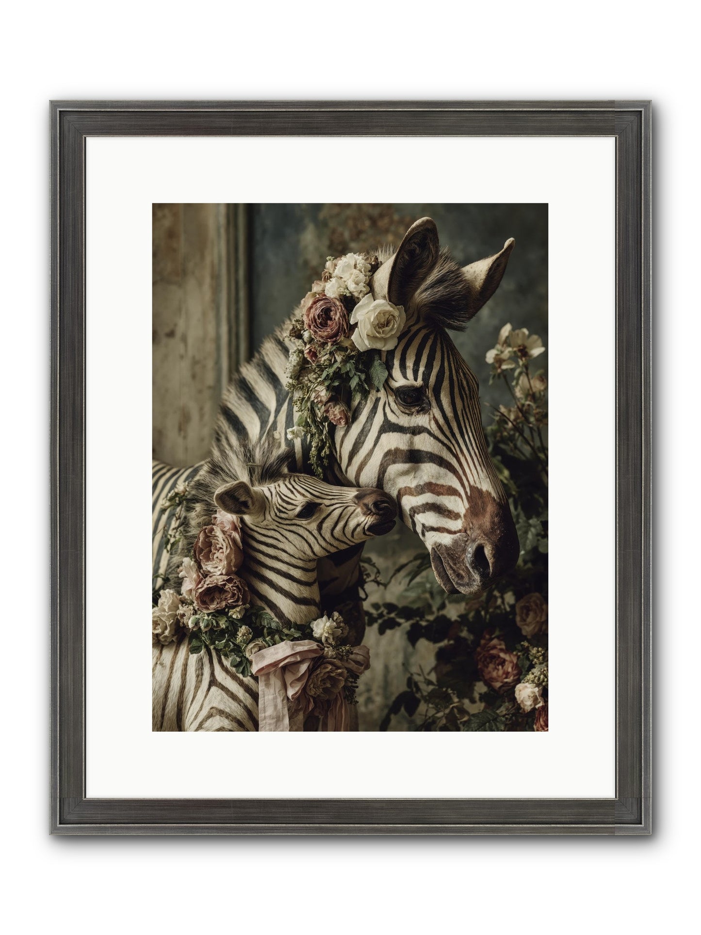 Fabled Framed Print - Slimwoods Black/Silver 12x16