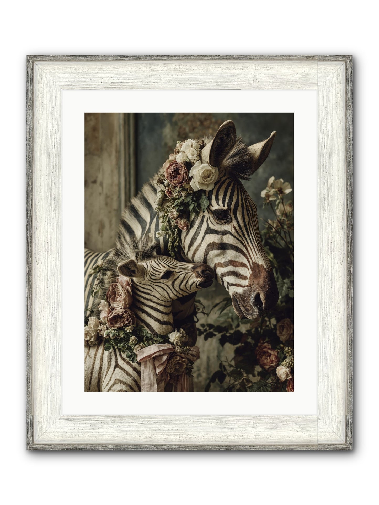 Fabled Framed Print - Driftwood White 18x24