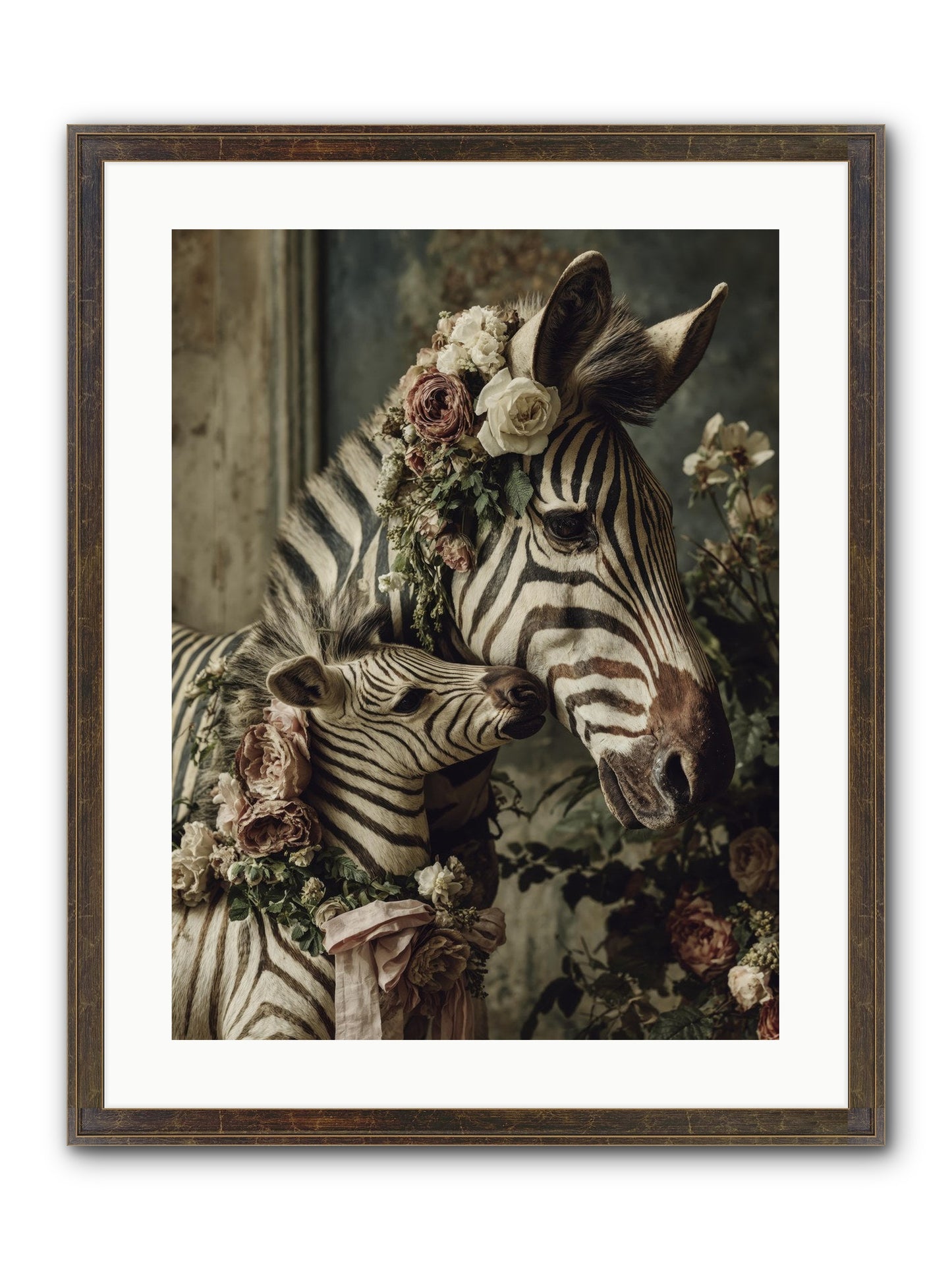Fabled Framed Print - Slimwoods Black/Gold 18x24