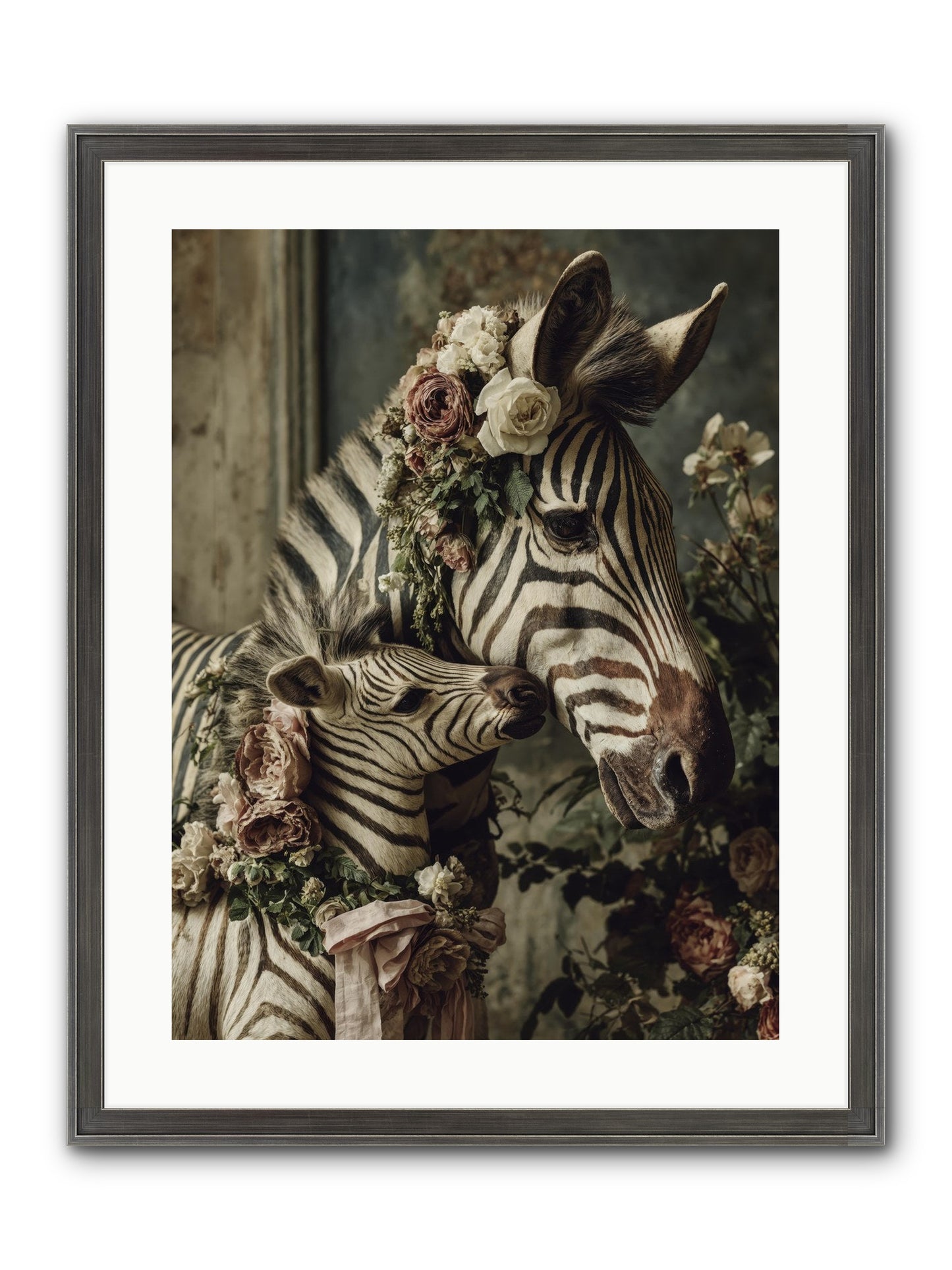 Fabled Framed Print - Slimwoods Black/Silver 18x24