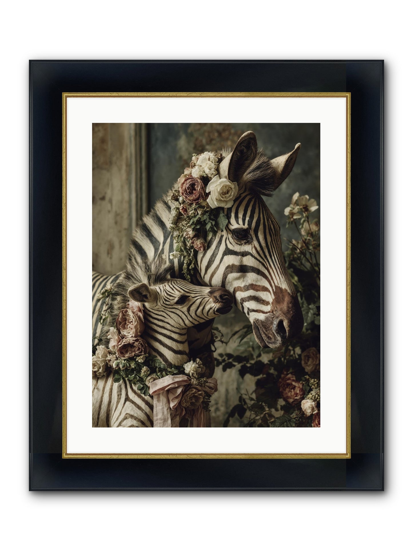 Fabled Framed Print - Wide Black w/Gold 18x24