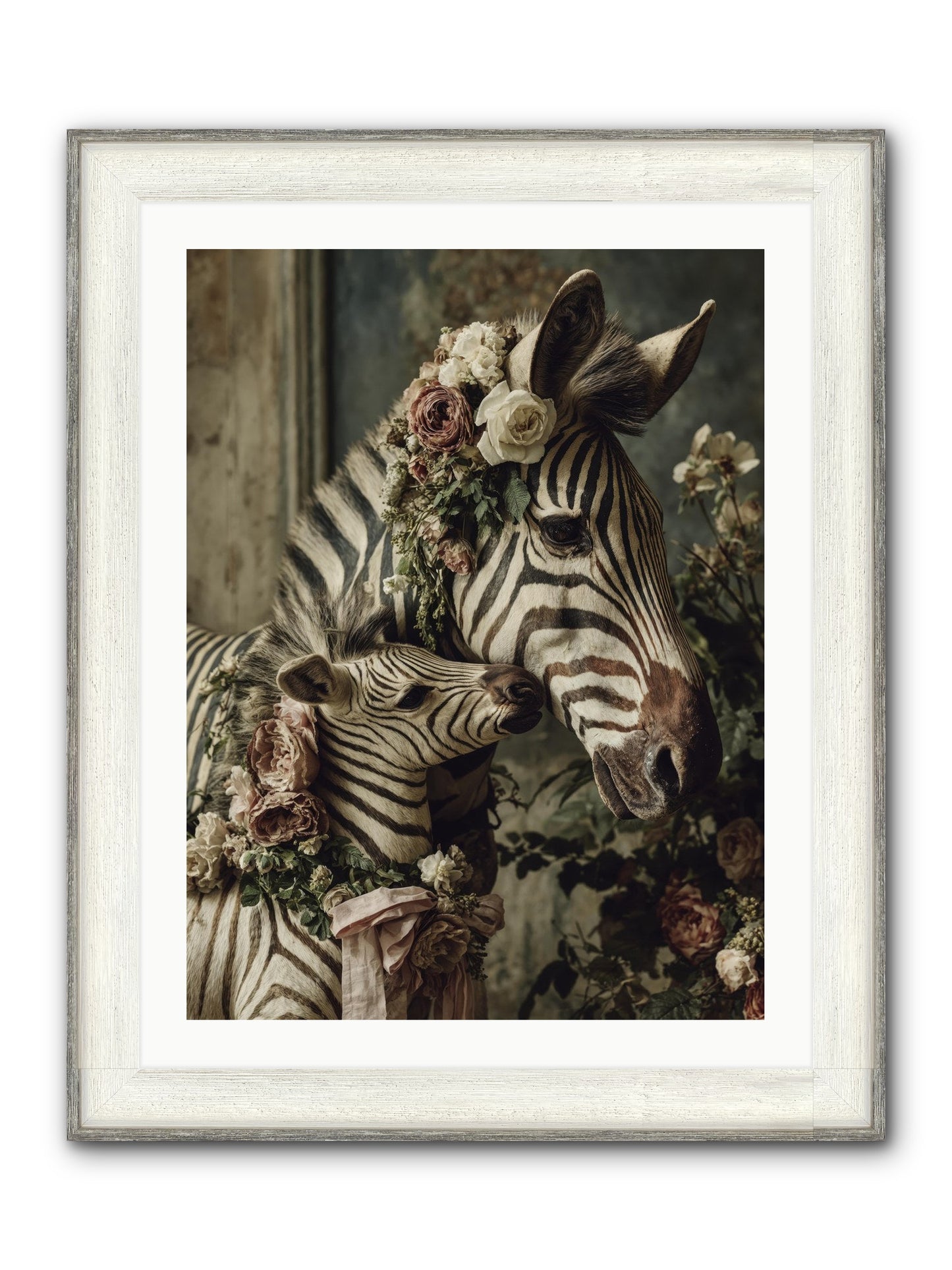 Fabled Framed Print - Driftwood White 24x32