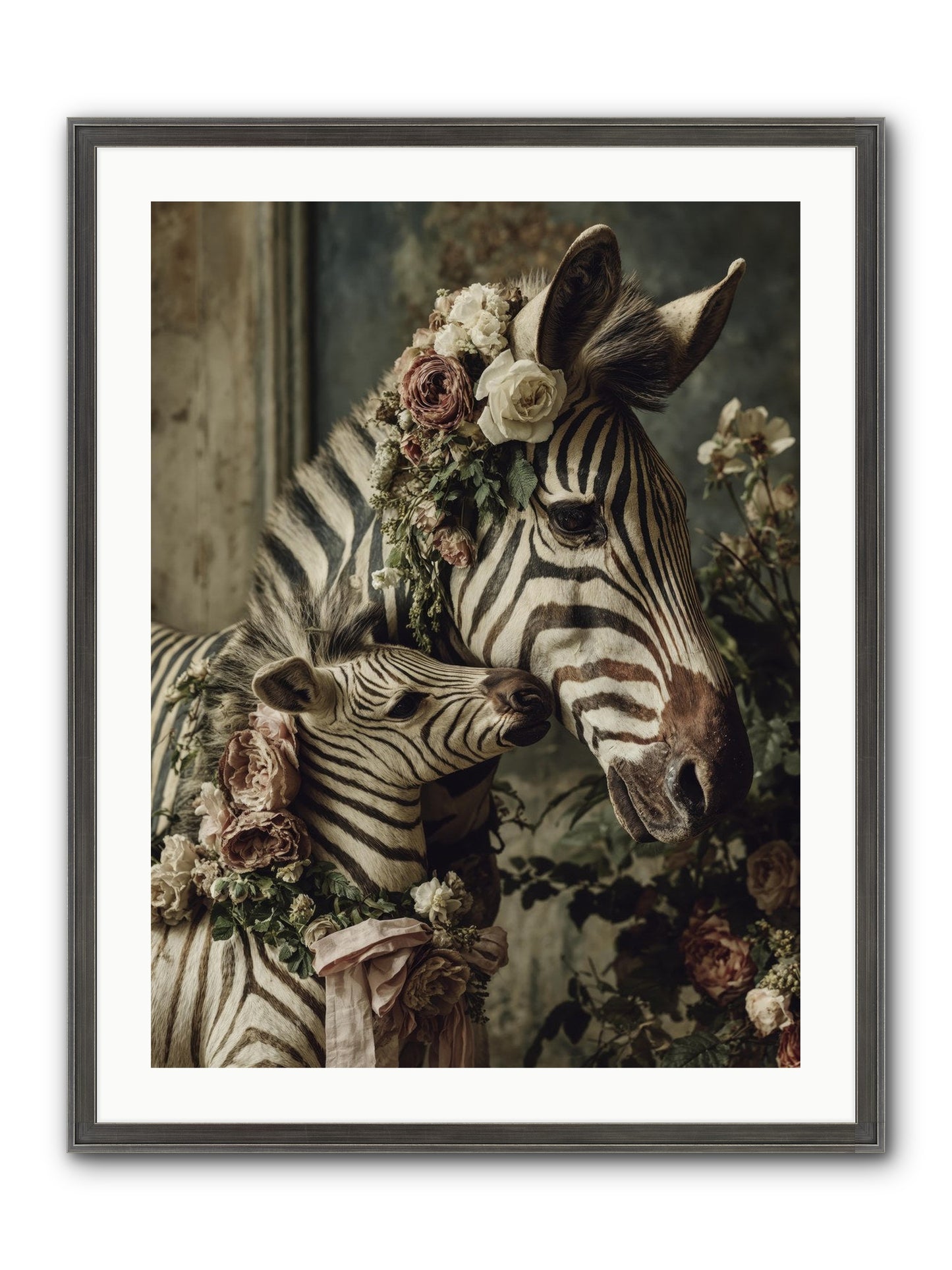 Fabled Framed Print - Slimwoods Black/Silver 24x32