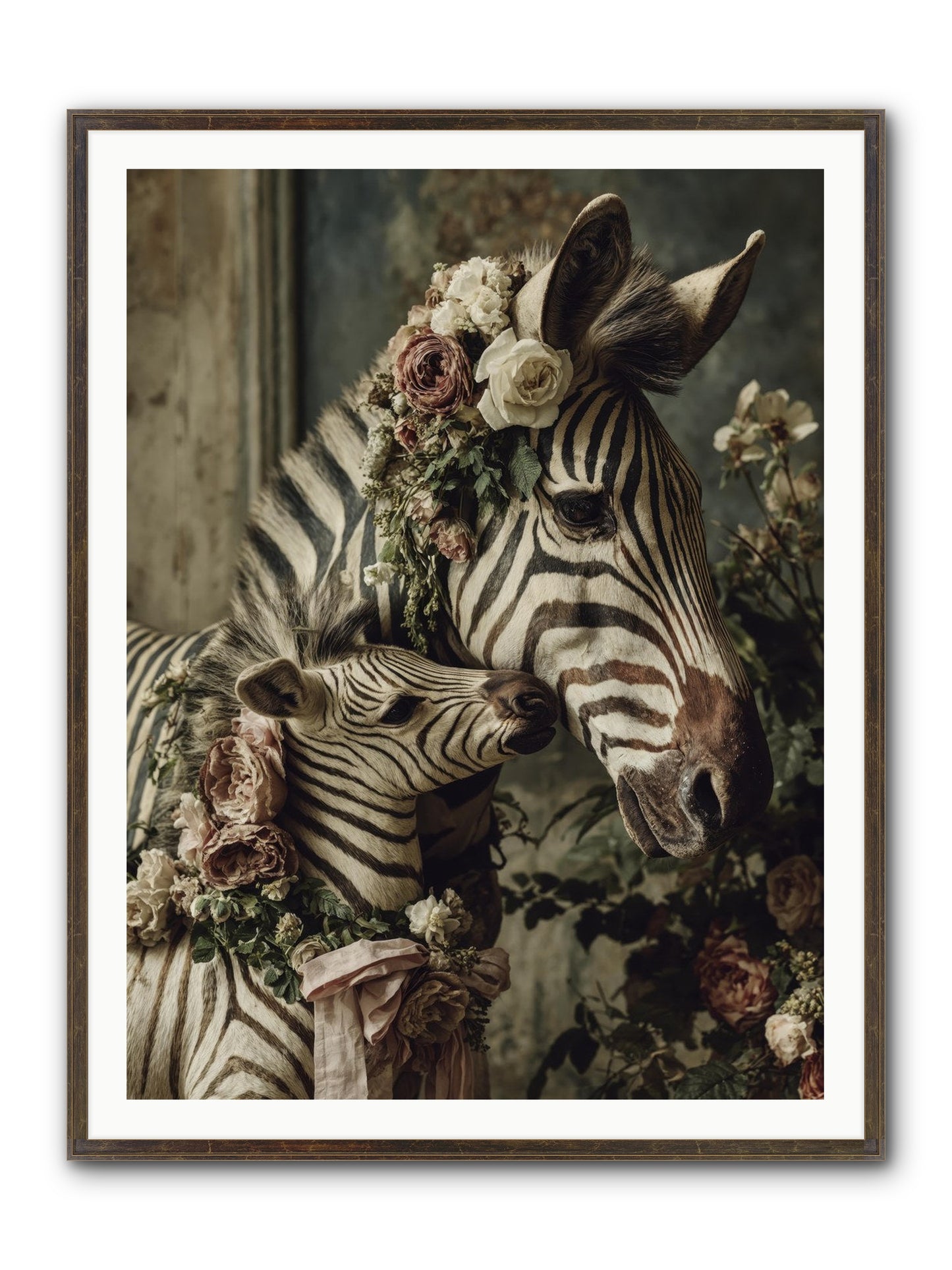 Fabled Framed Print - Slimwoods Black/Gold 36x48