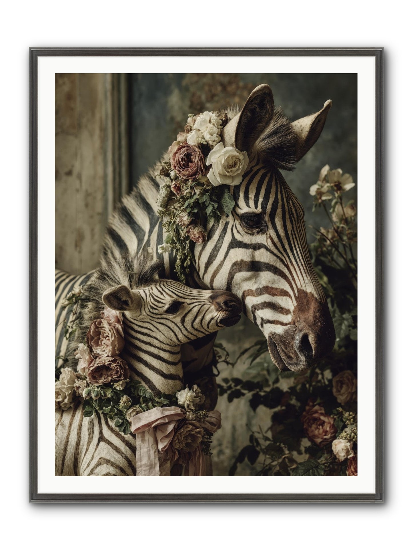 Fabled Framed Print - Slimwoods Black/Silver 36x48