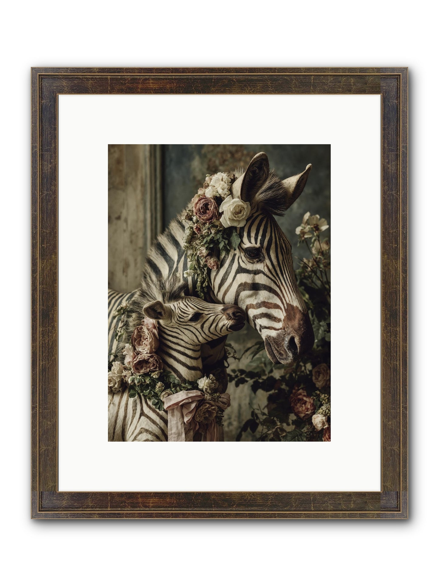 Fabled Framed Print - Slimwoods Black/Gold 9x12