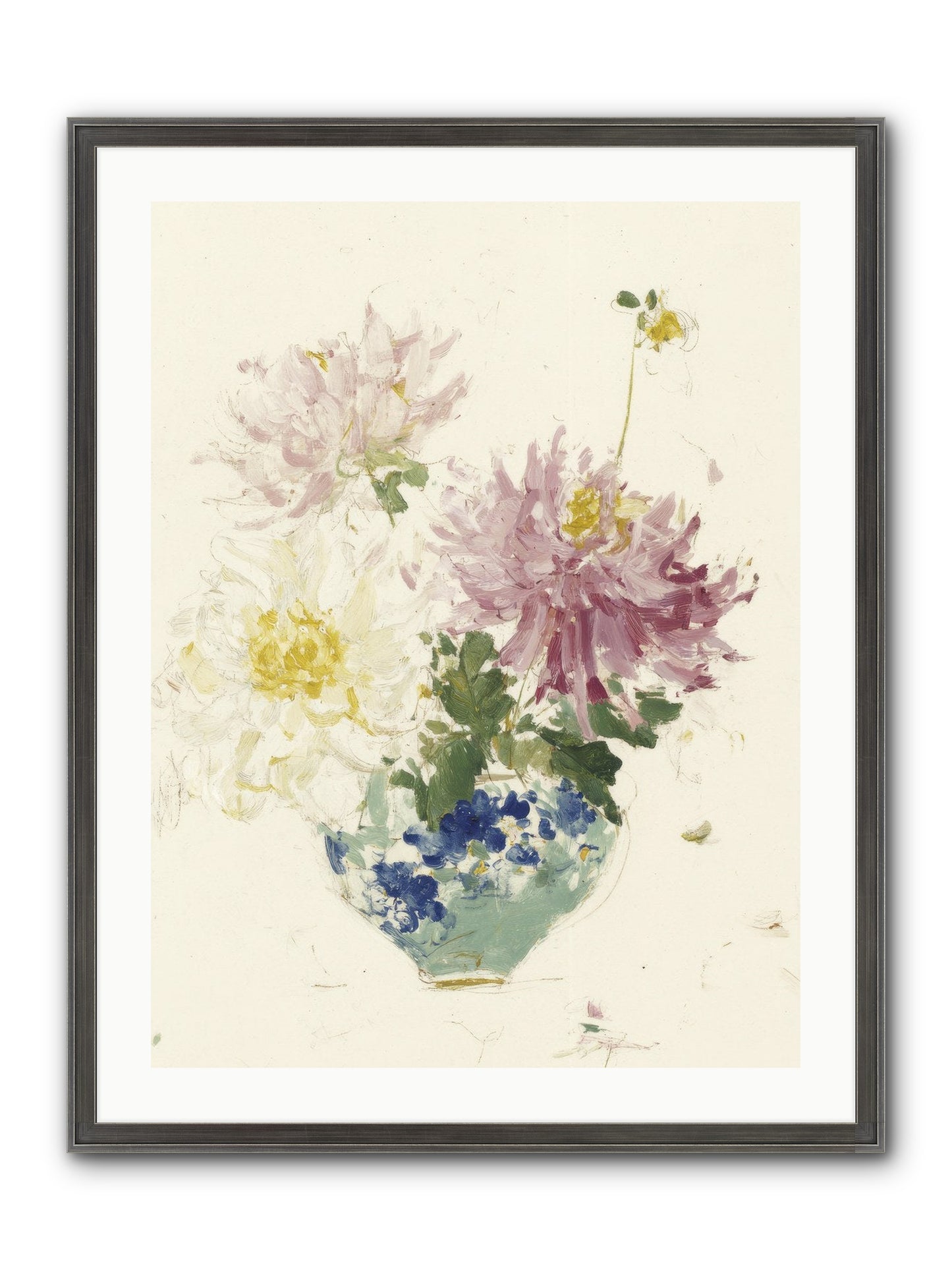 Fading Softly Framed Print - Slimwoods Black/Silver 24x32
