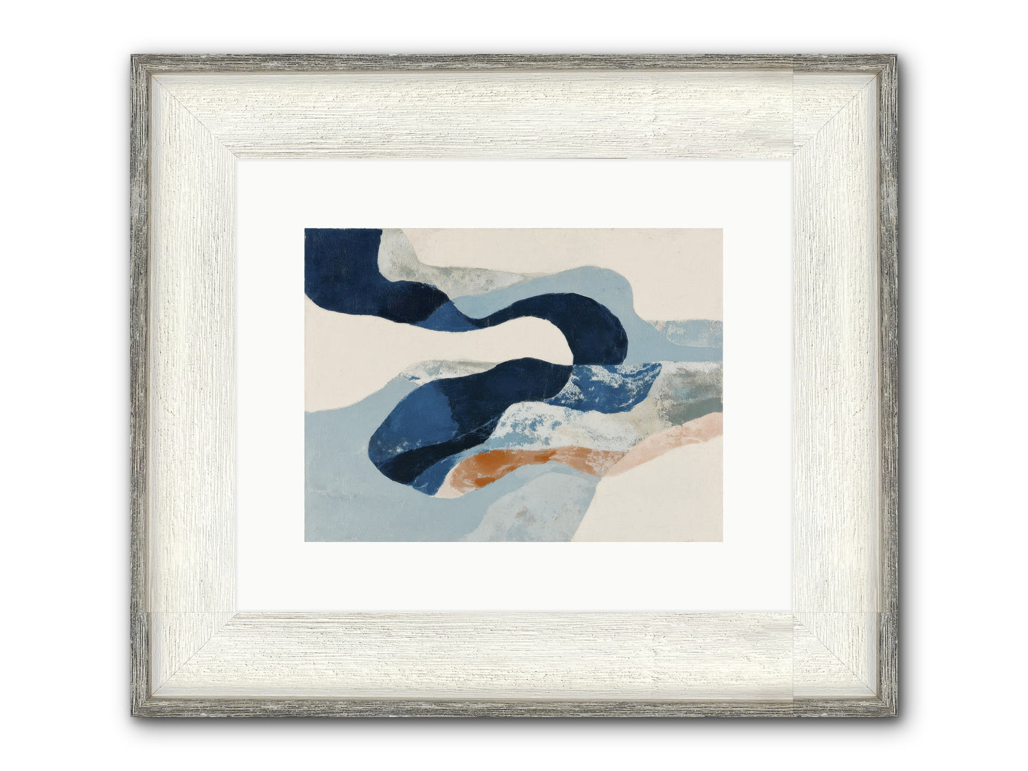 Faelorn Passage Framed Print - Driftwood White 12x9