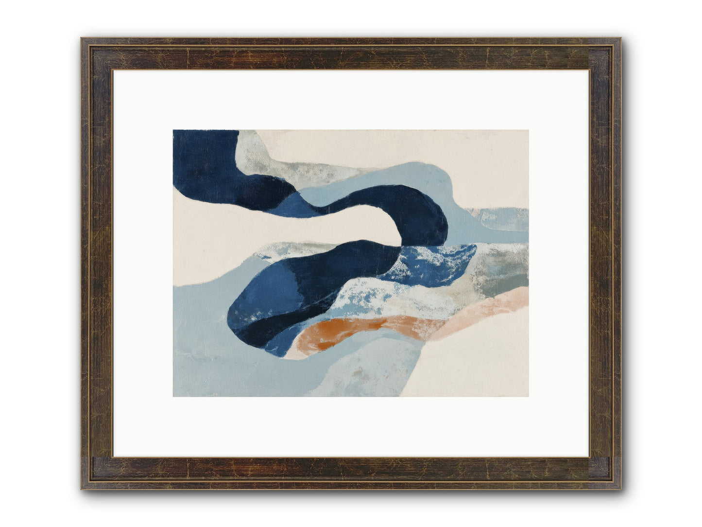 Faelorn Passage Framed Print - Slimwoods Black/Gold 12x9